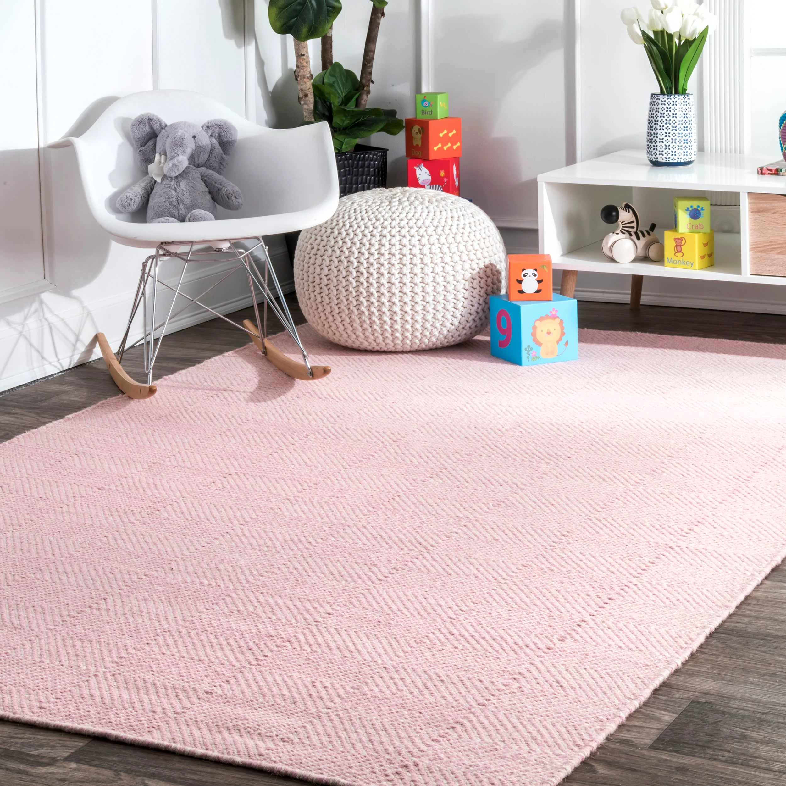 Paddle Rug | Light Pink - Image 2