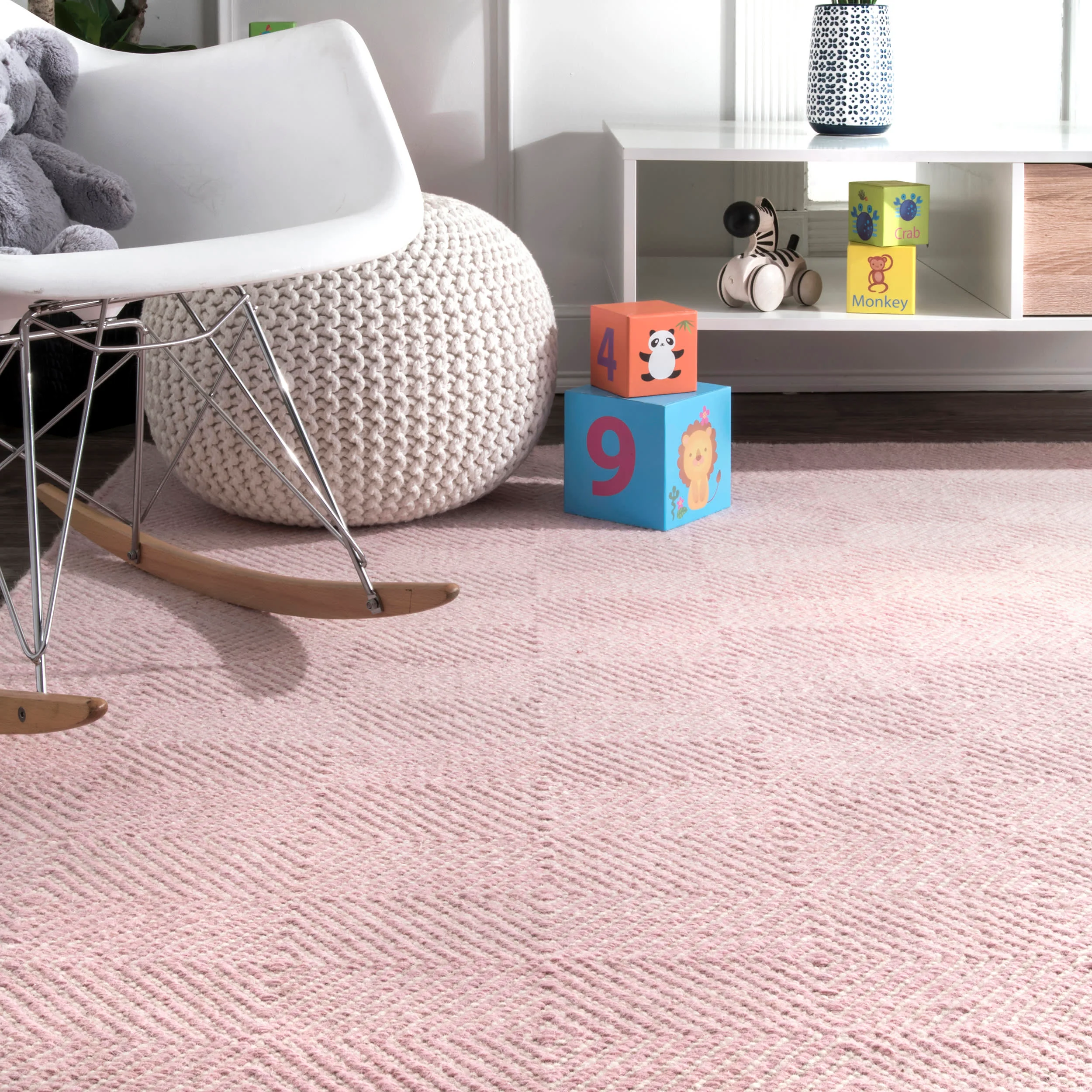 Paddle Rug | Light Pink - Image 4