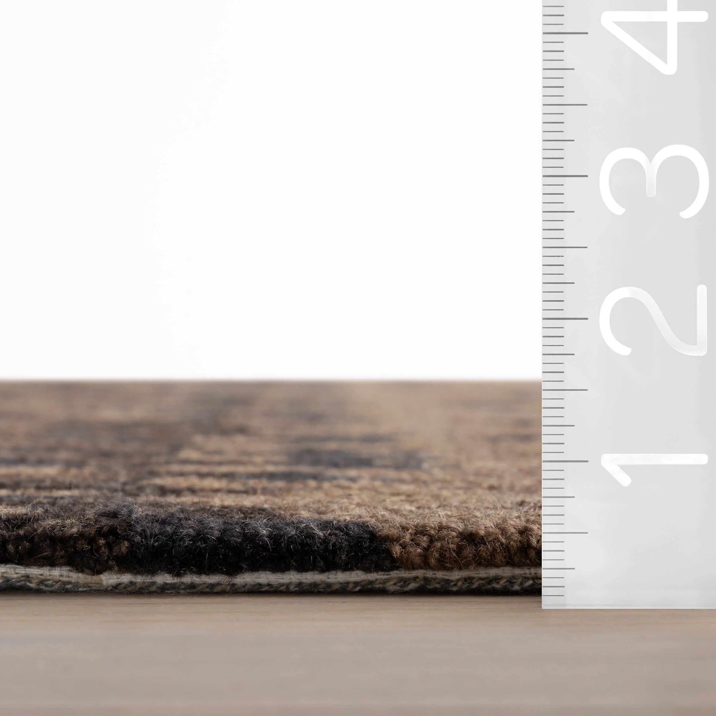 Paint Chip Hand Micro Hooked Wool Rug | Bark - Image 5