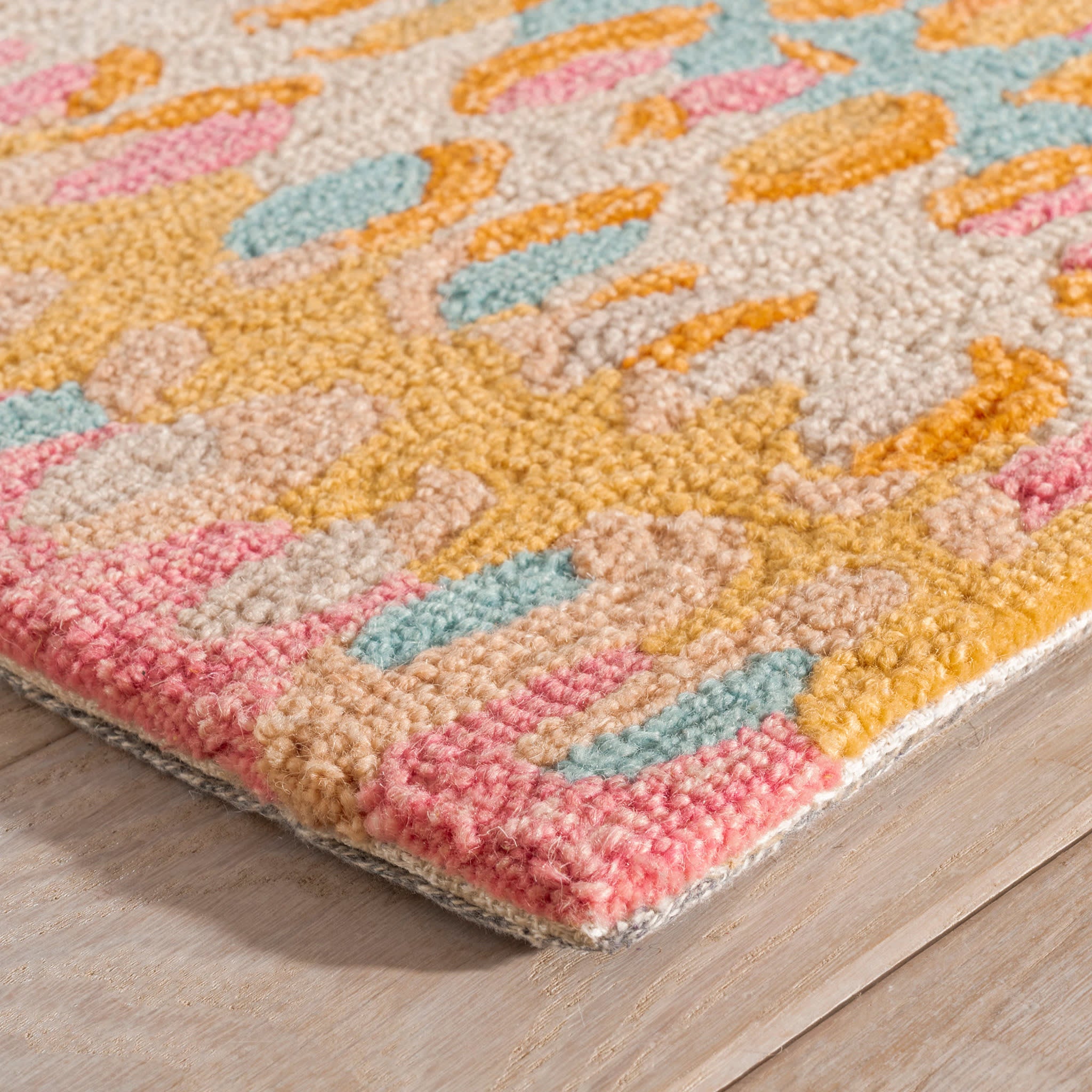 Paint Chip Hand Micro Hooked Wool Rug | Confetti - Image 5
