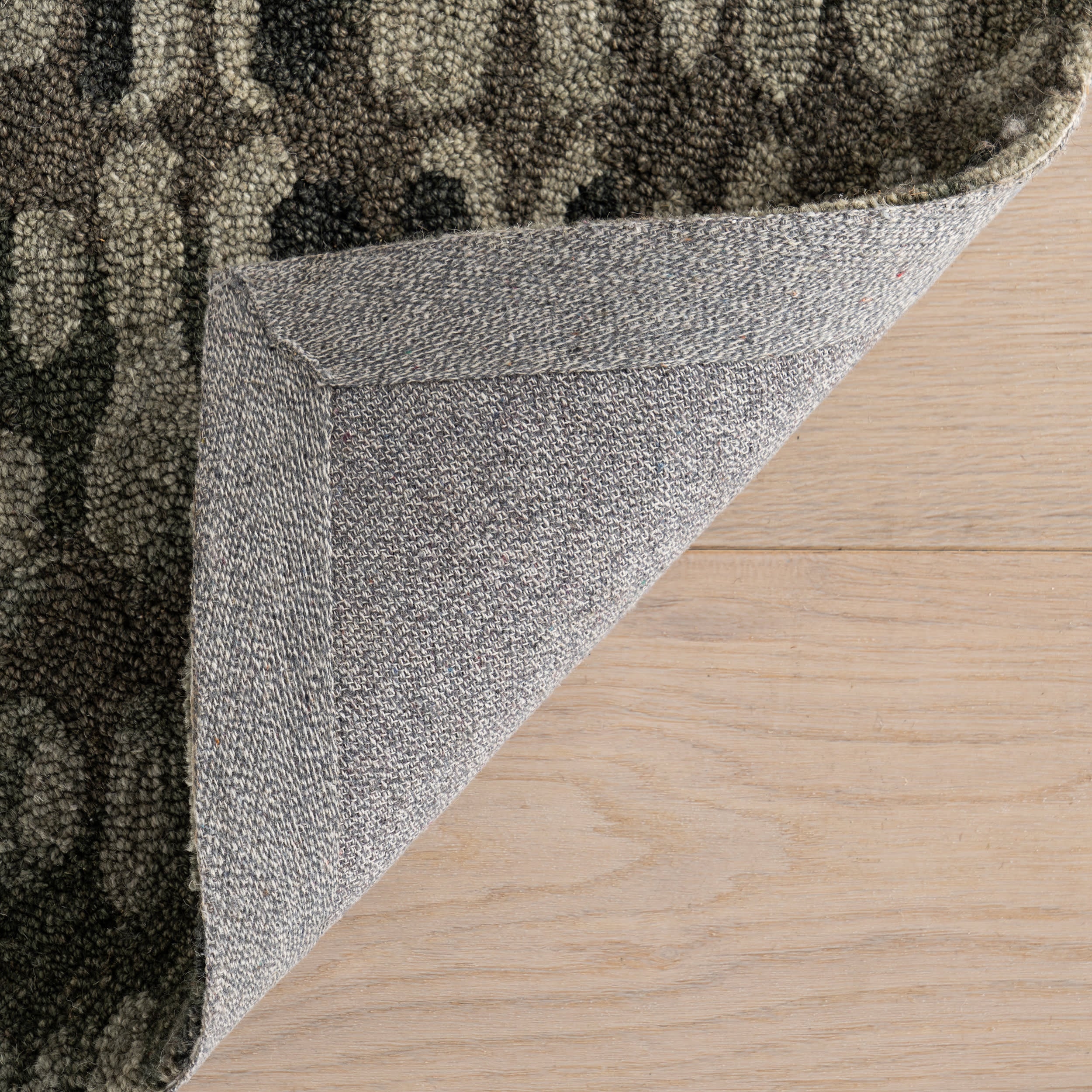 Paint Chip Hand Micro Hooked Wool Rug | Forest - Image 7