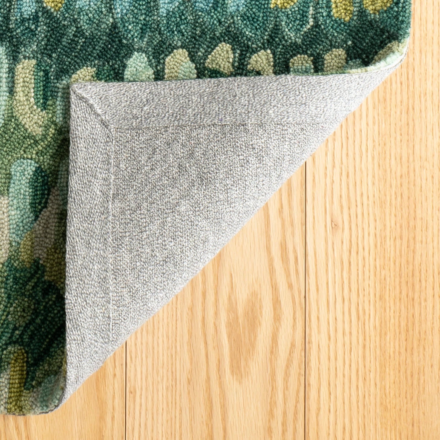 Paint Chip Hand Micro Hooked Wool Rug | Moss - Image 10
