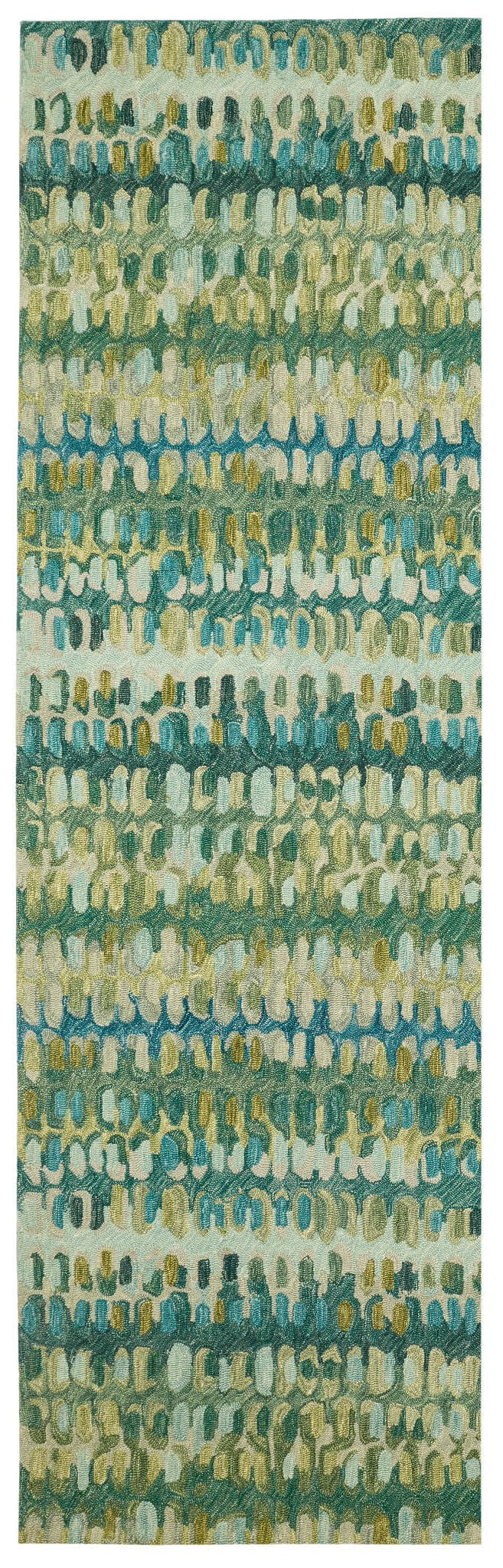 Paint Chip Hand Micro Hooked Wool Rug | Moss - Image 4