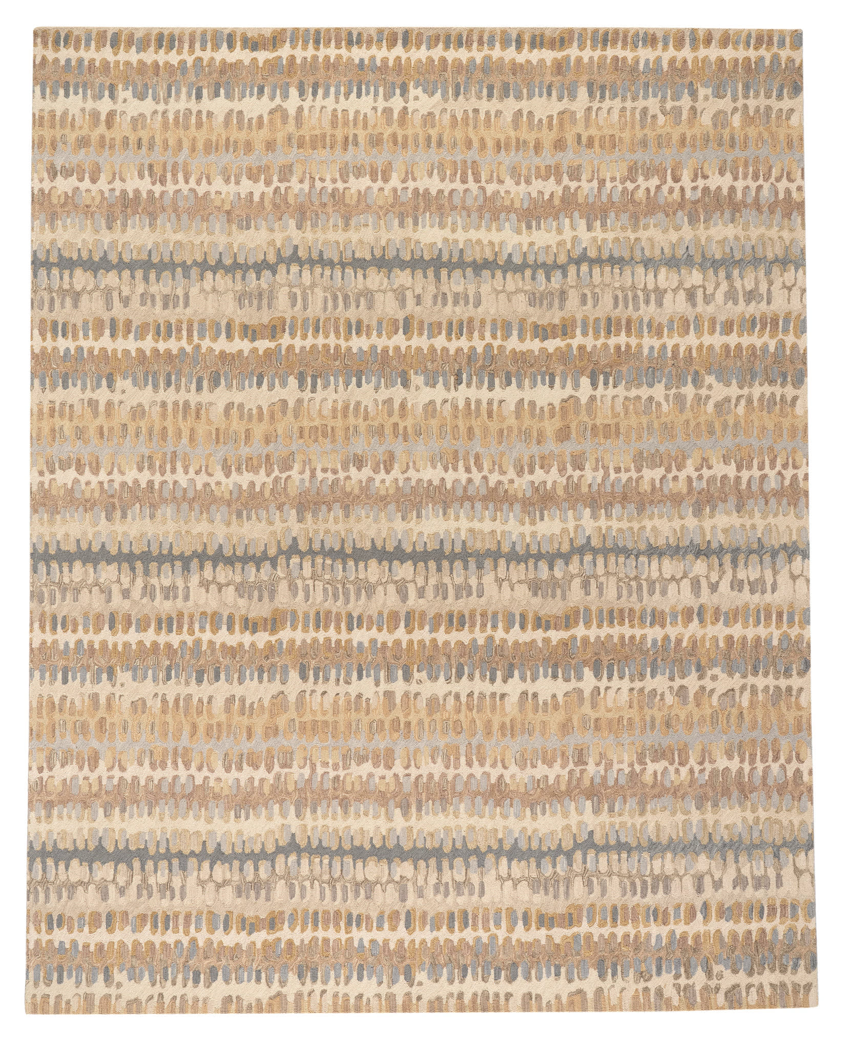 Paint Chip Hand Micro Hooked Wool Rug | Natural - Image 2