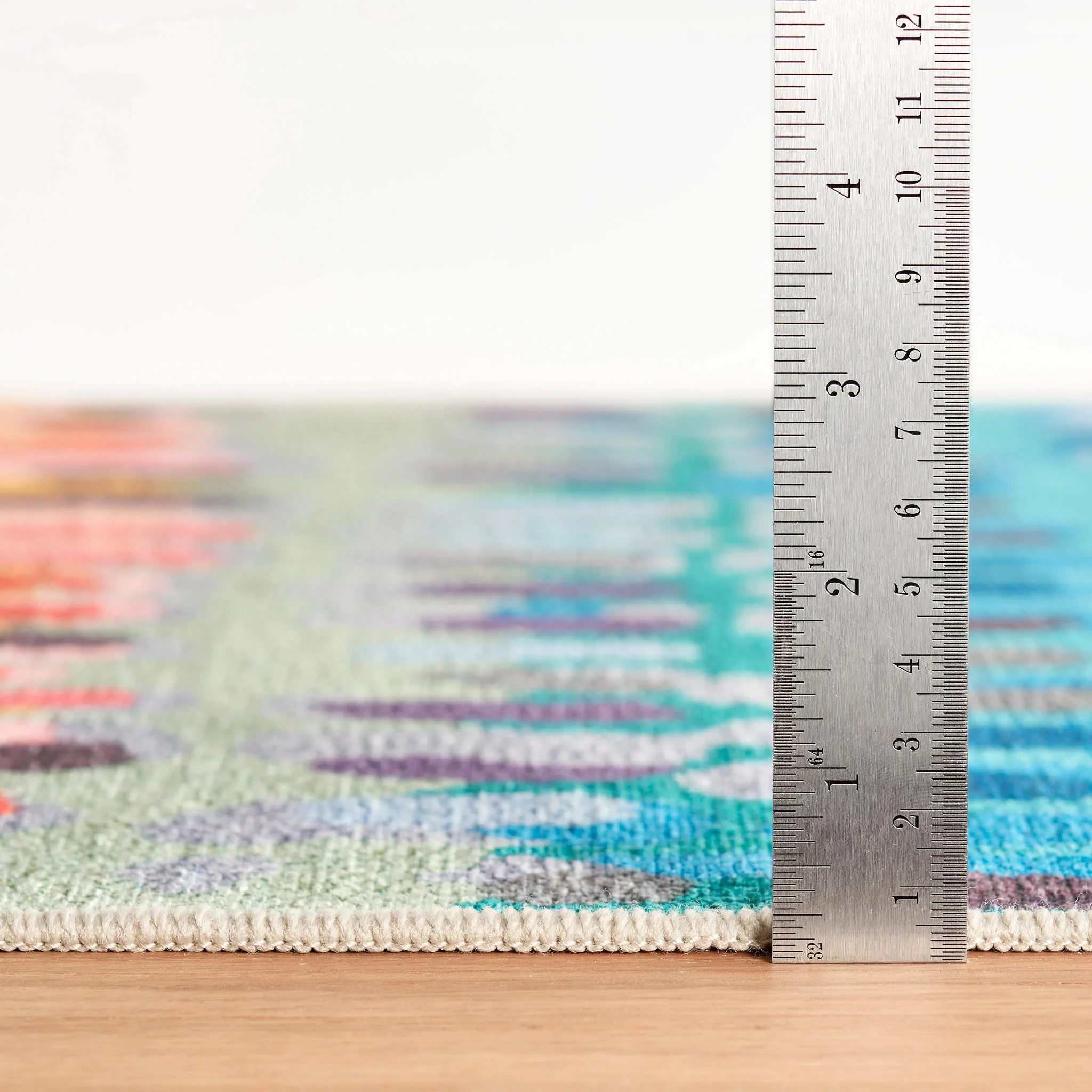 Paint Chip Machine Washable Rug | Multi - Image 4