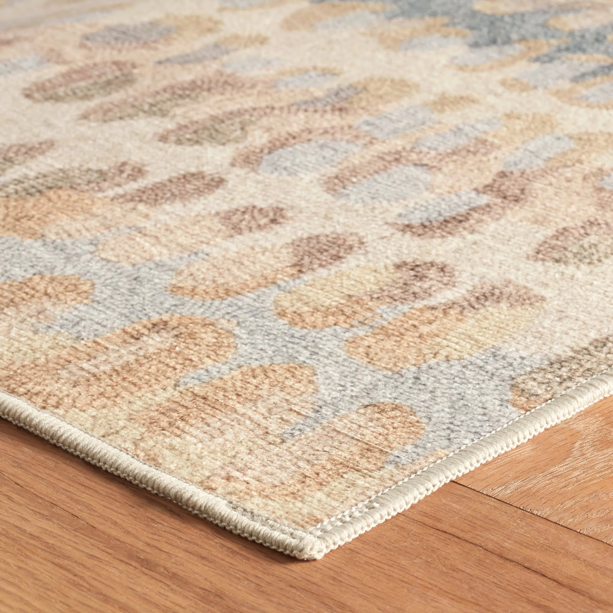 Paint Chip Machine Washable Rug | Natural - Image 5