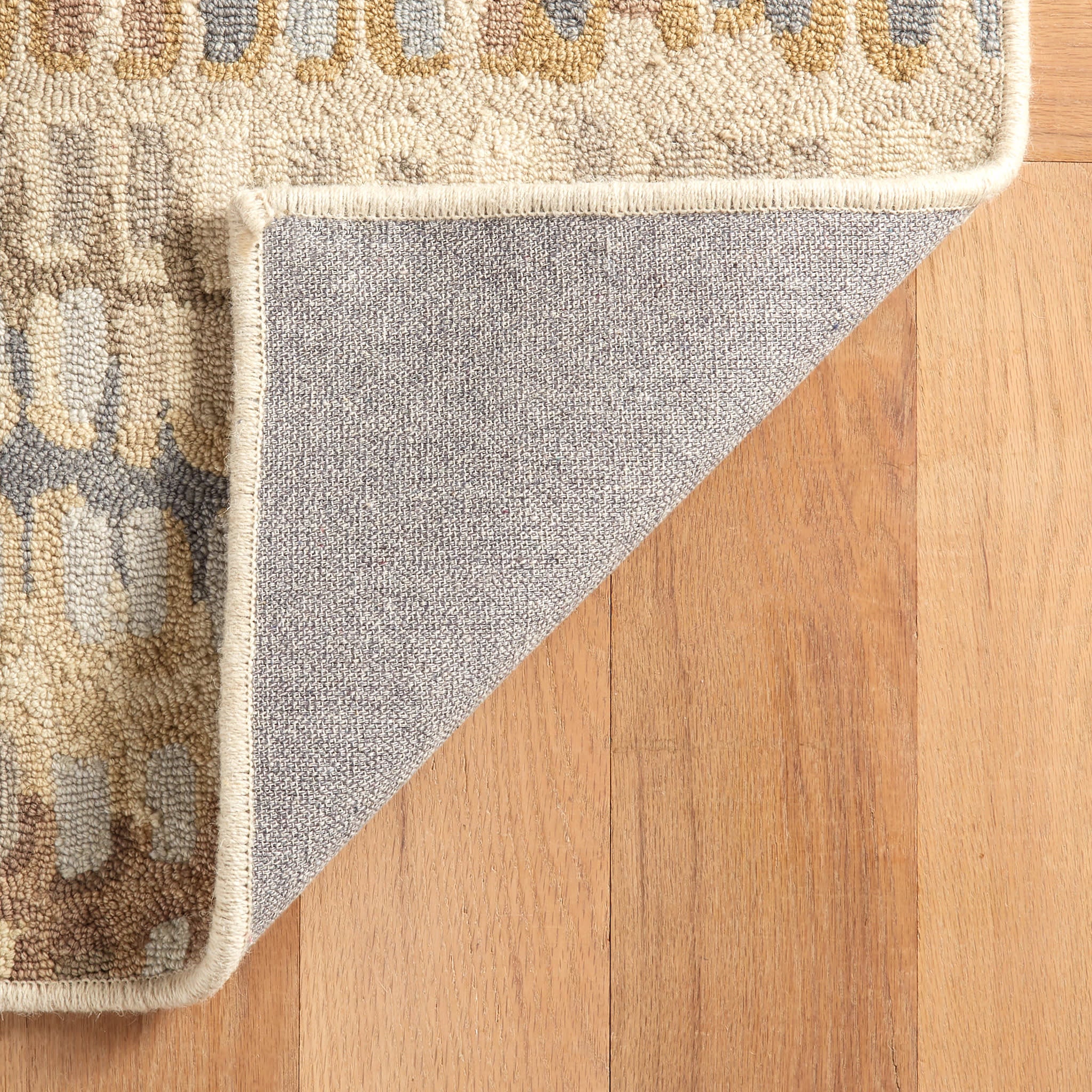 Paint Chip Hand Micro Hooked Wool Custom Rug | Natural - Image 4