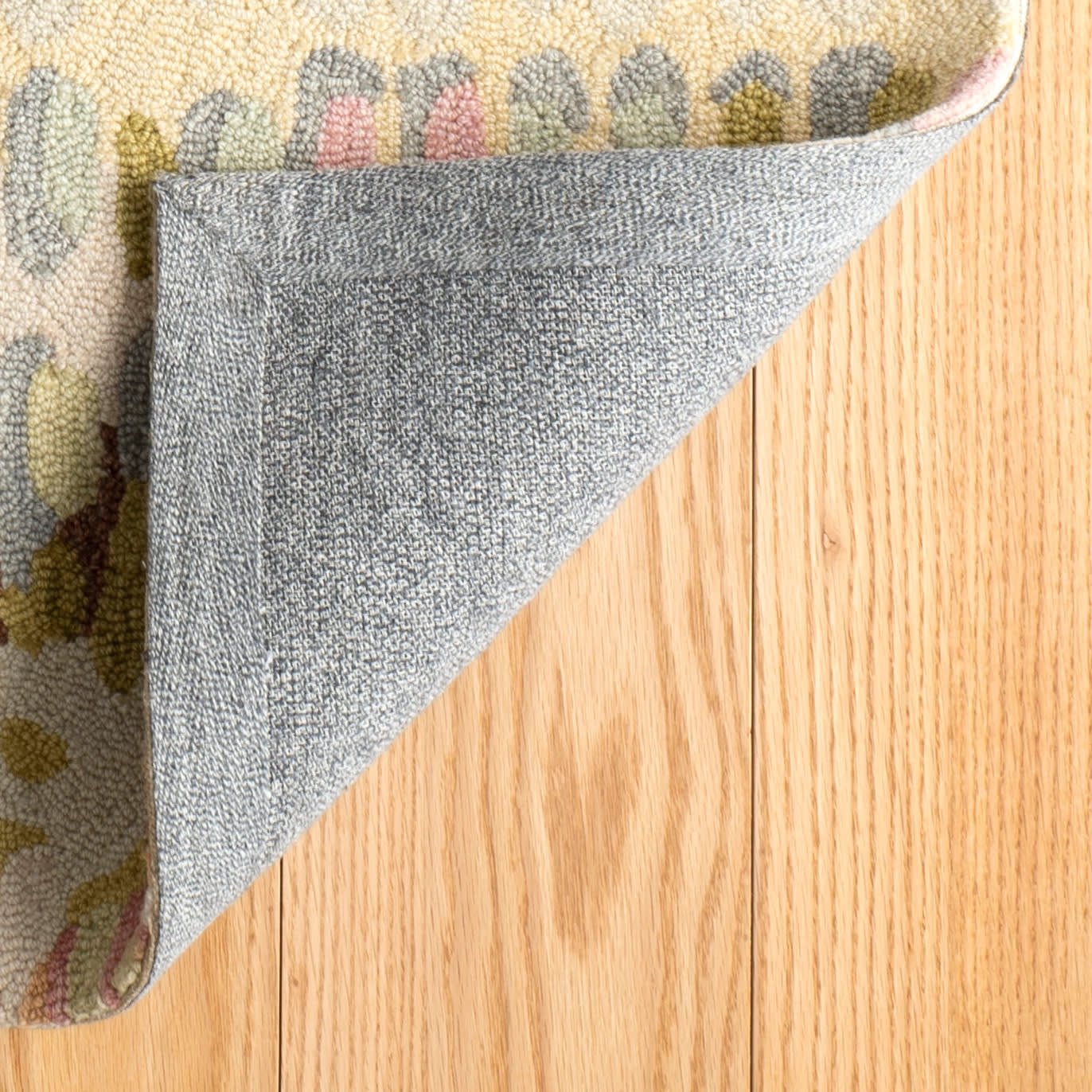 Paint Chip Hand Micro Hooked Wool Rug | Pastel - Image 6