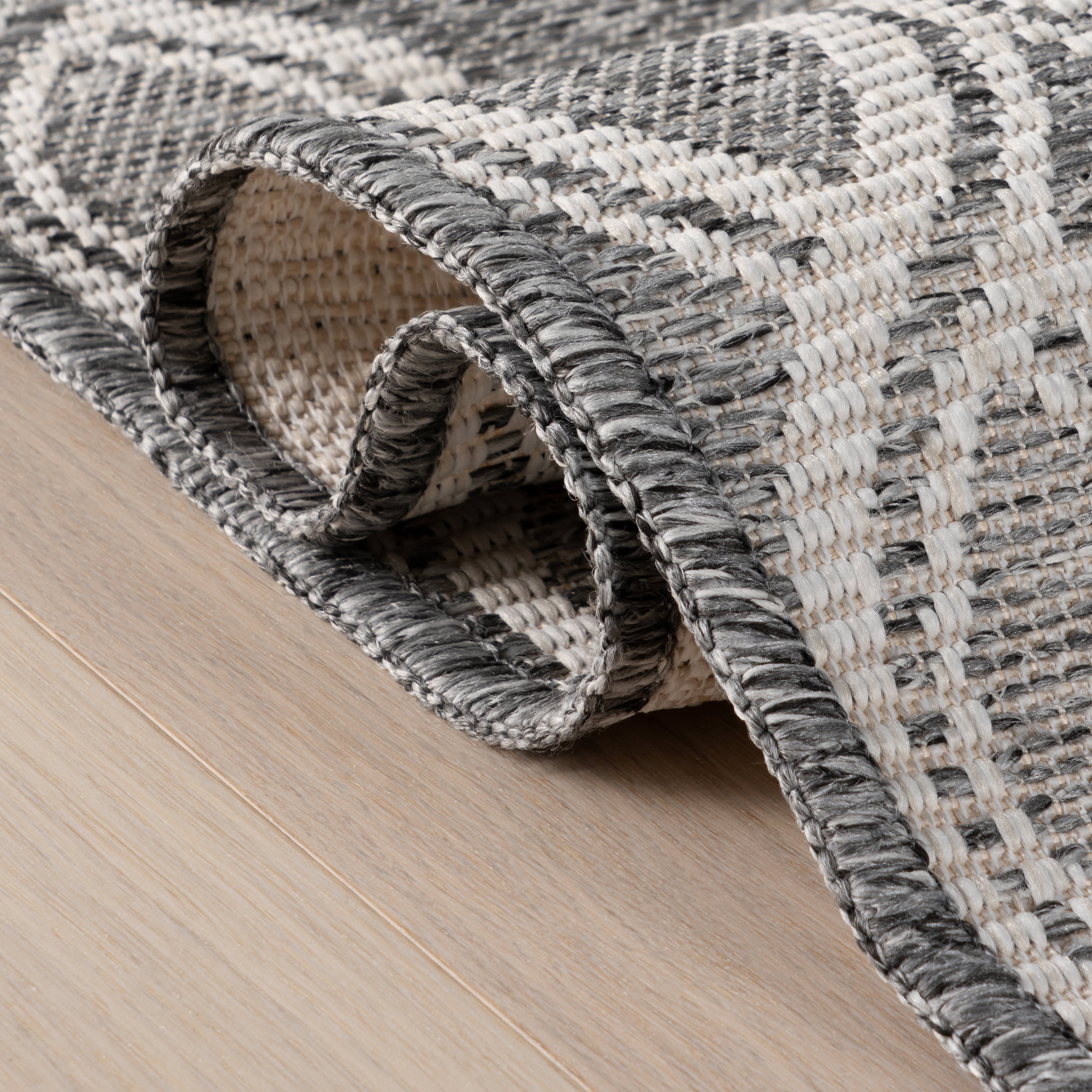 Paletta Modern Coastal Indoor/Outdoor Rug | Grey - Image 10