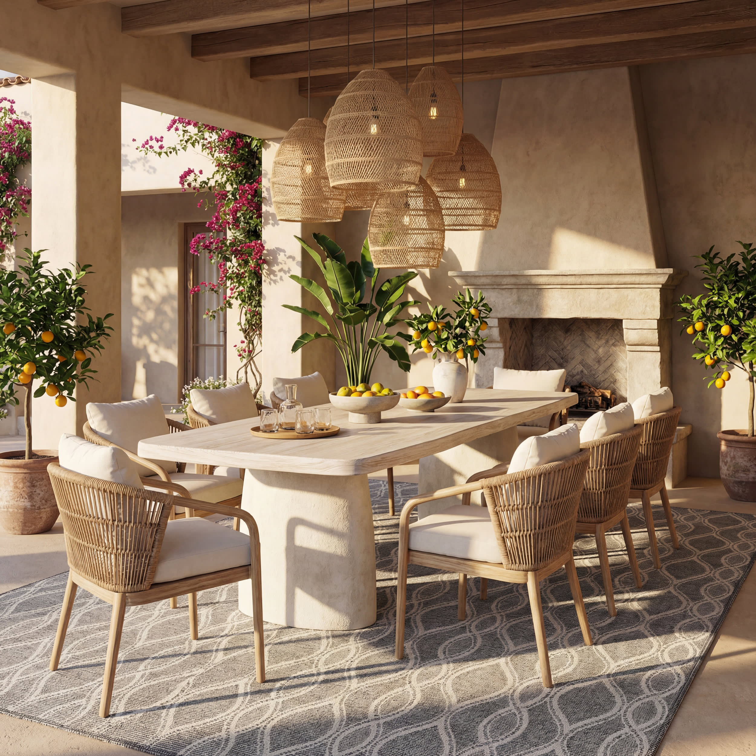 Paletta Modern Coastal Indoor/Outdoor Rug | Grey - Image 2