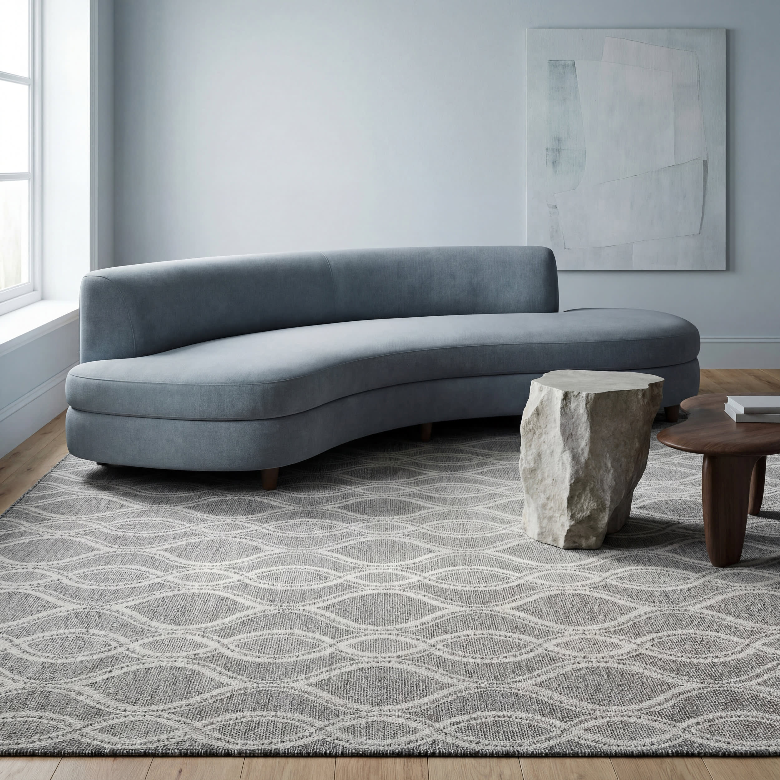 Paletta Modern Coastal Indoor/Outdoor Rug | Grey - Image 7