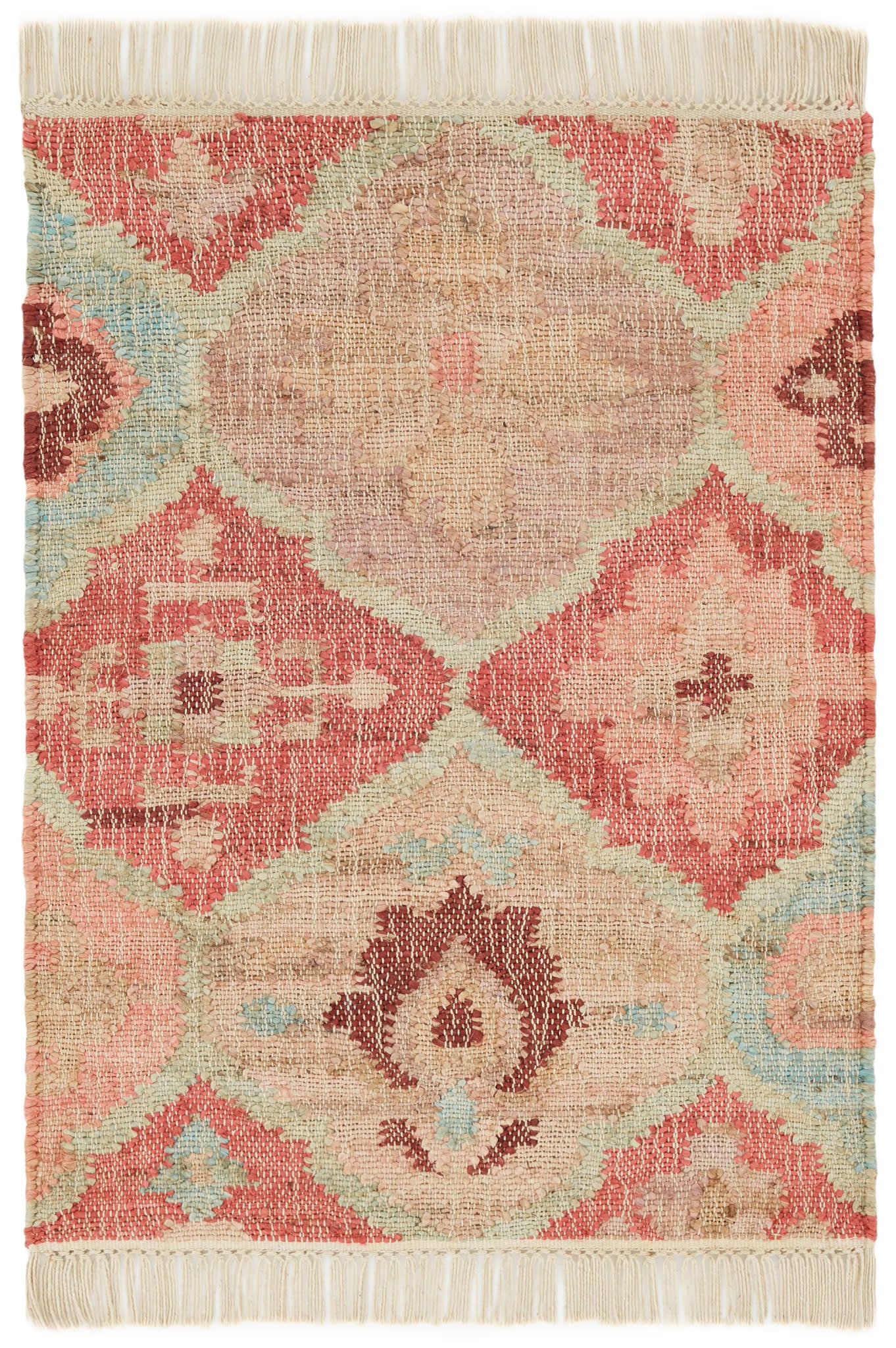 Pali Handwoven Jute Rug | Terracotta - Image 5