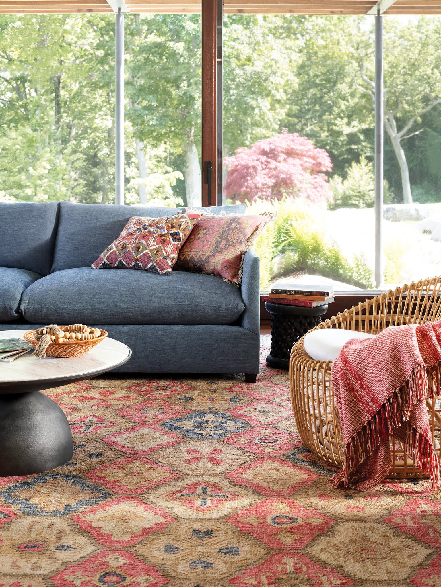 Pali Handwoven Jute Rug | Multi - Image 4