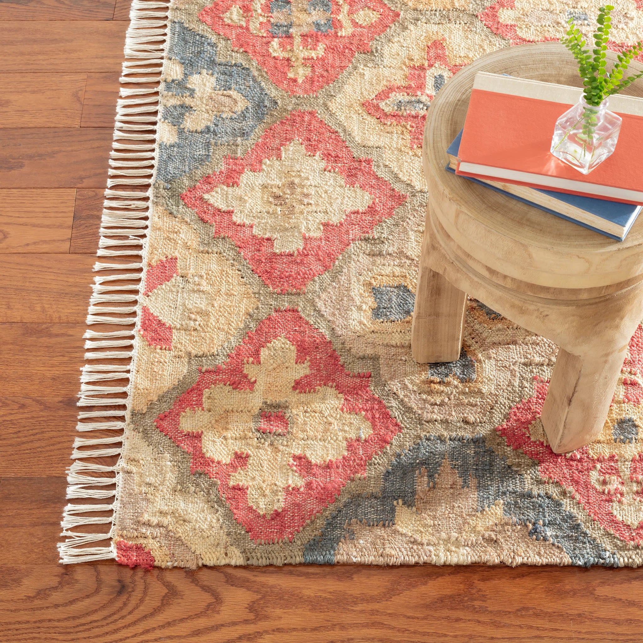 Pali Handwoven Jute Rug | Multi - Image 5