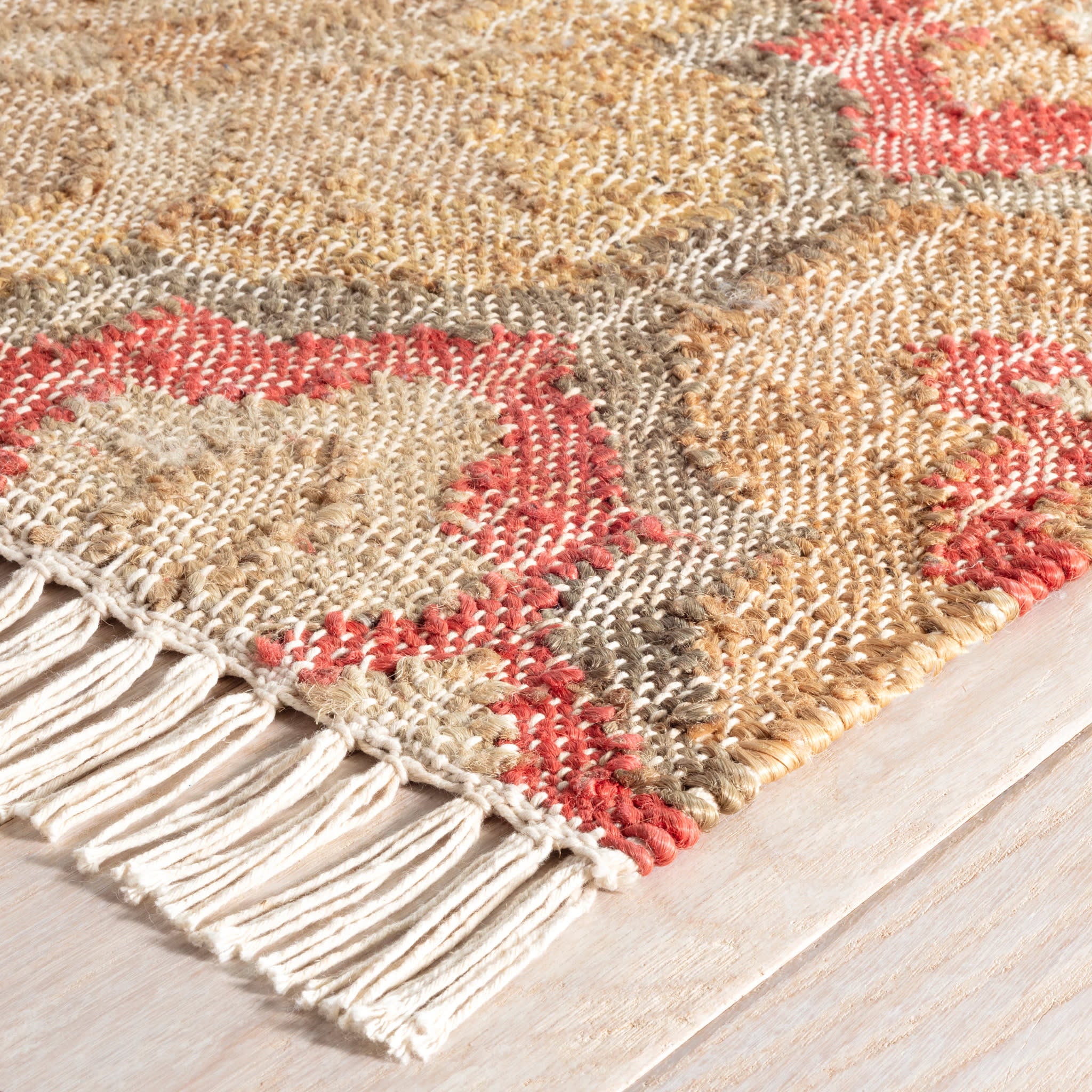 Pali Handwoven Jute Rug | Multi - Image 6