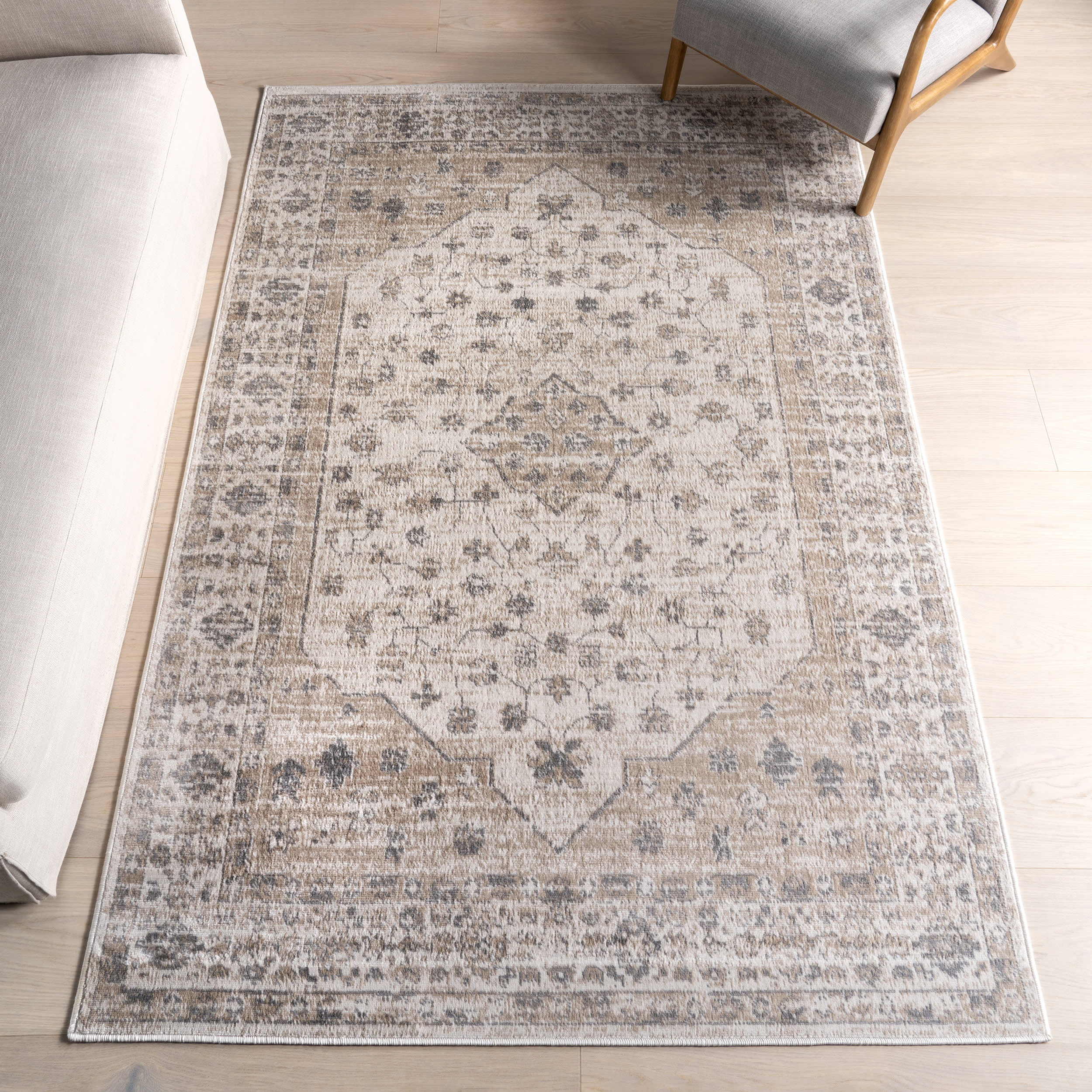 Paloma Medallion Rug | Beige - Image 2