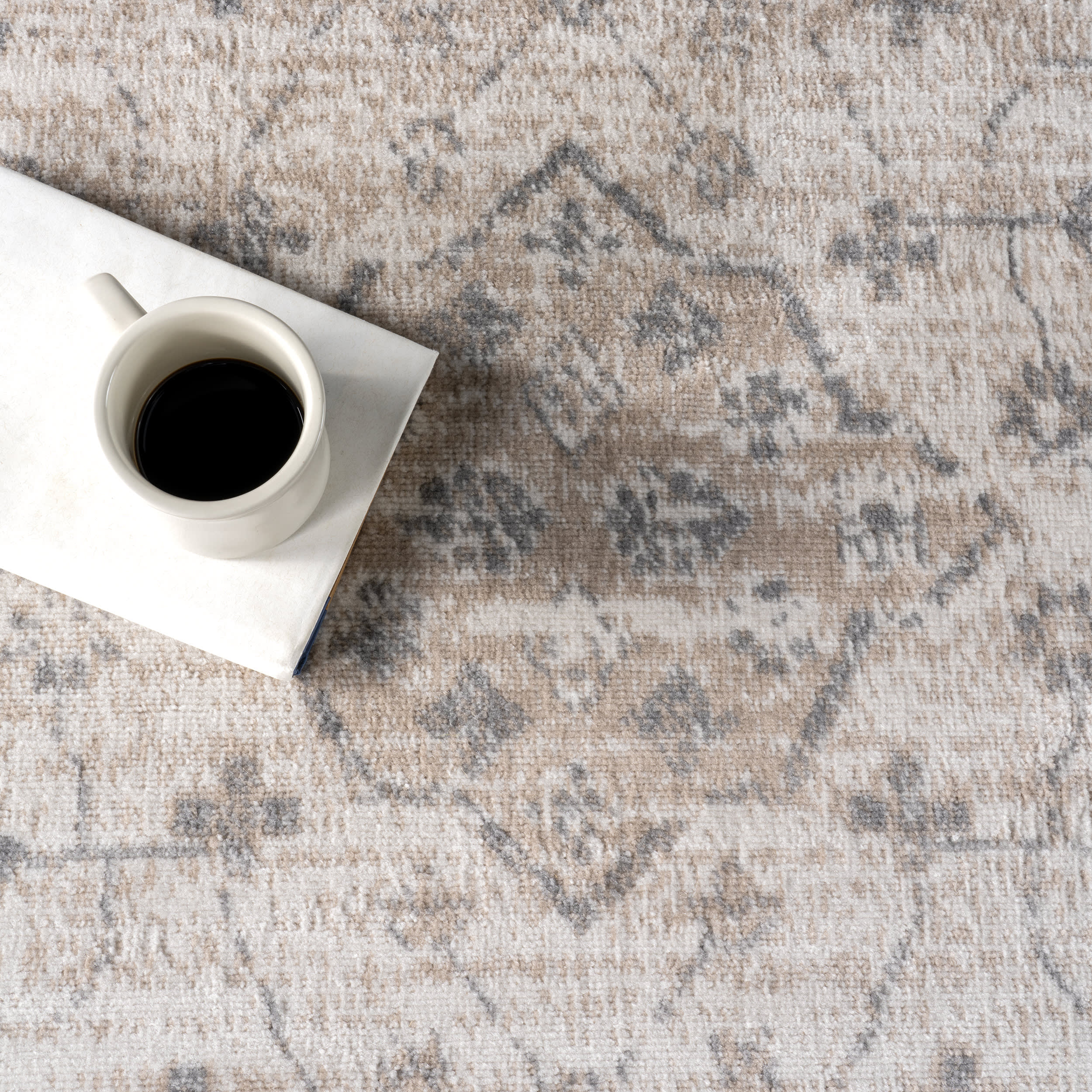 Paloma Medallion Rug | Beige - Image 8