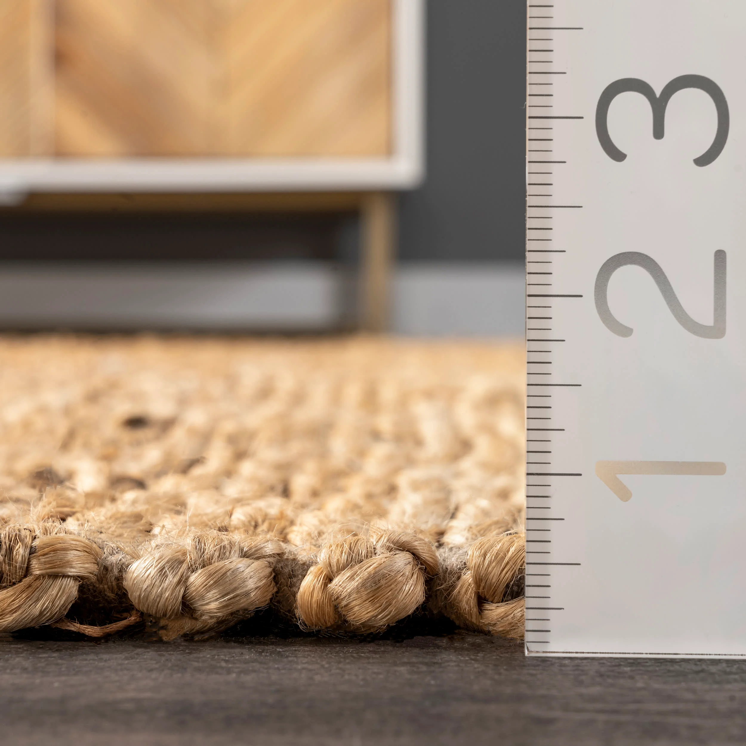 Pampas Jute Tasseled Rug | Natural - Image 4