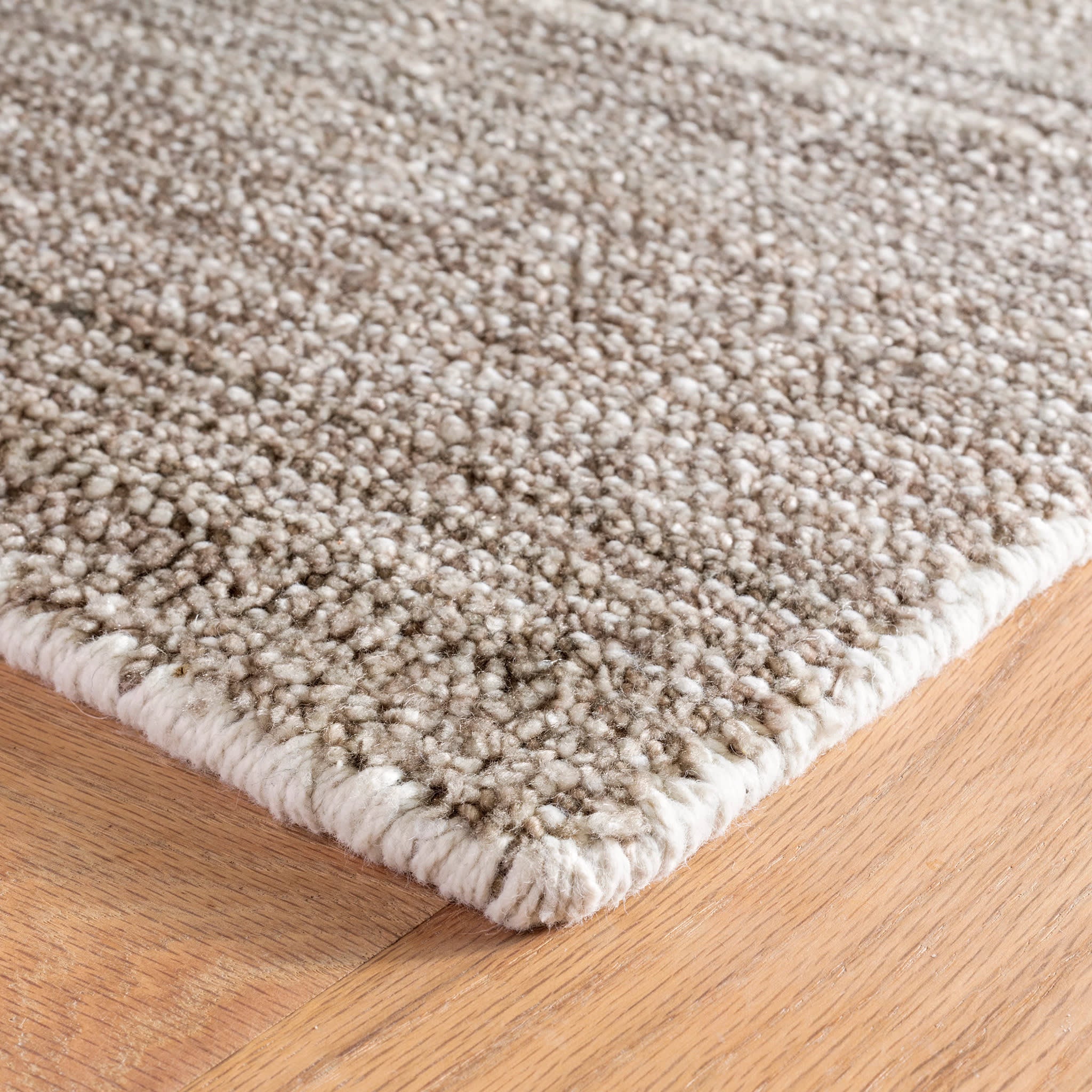 Pandora Hand Loom Knotted Rug | Grey - Image 3