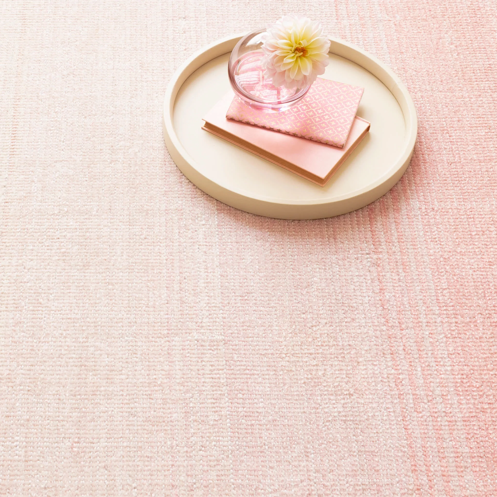 Pandora Hand Loom Knotted Rug | Pink - Image 3