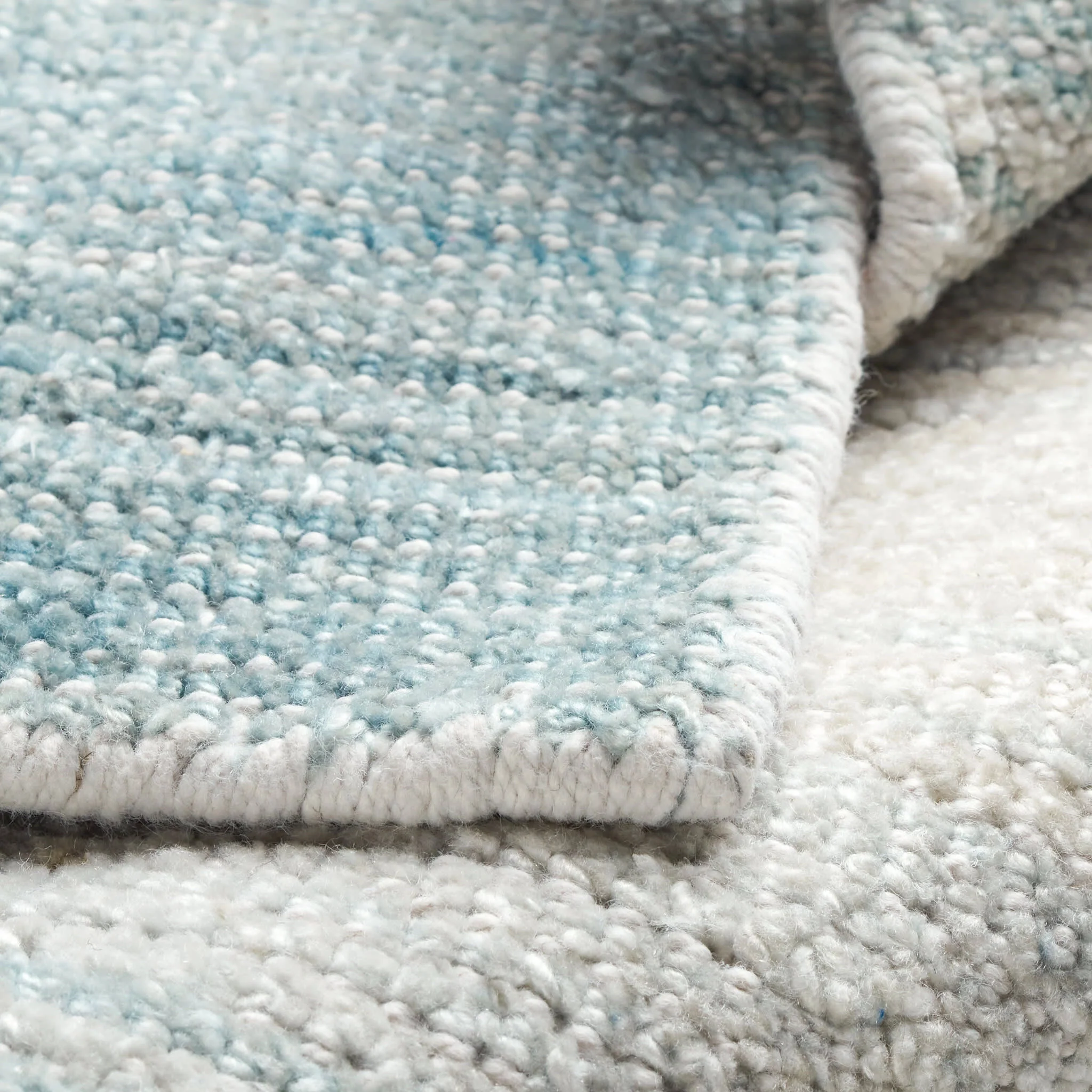 Pandora Hand Loom Knotted Rug | Sky - Image 4