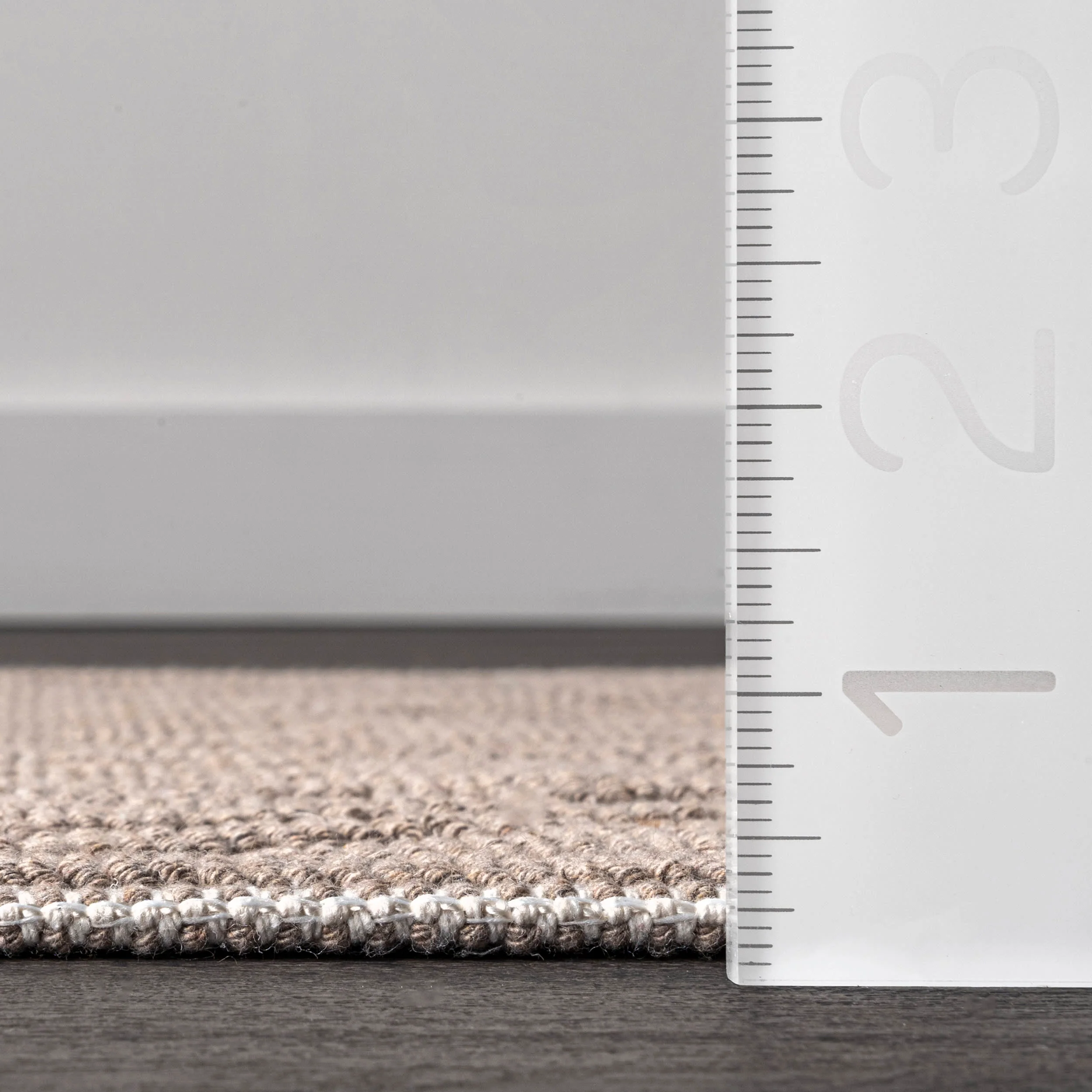 Paned Trellis Bath Mat | Beige - Image 4