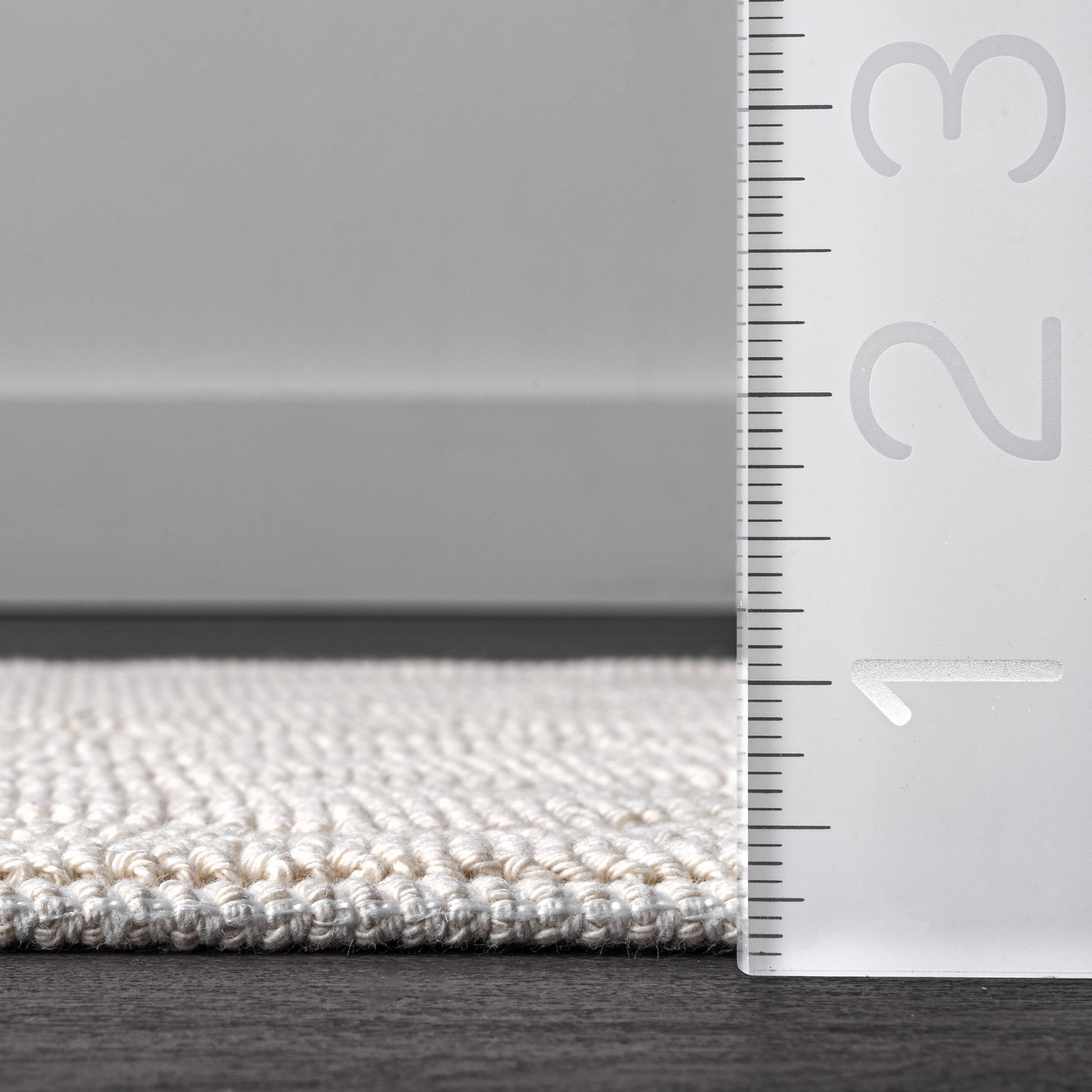 Paned Trellis Bath Mat | Ivory - Image 4