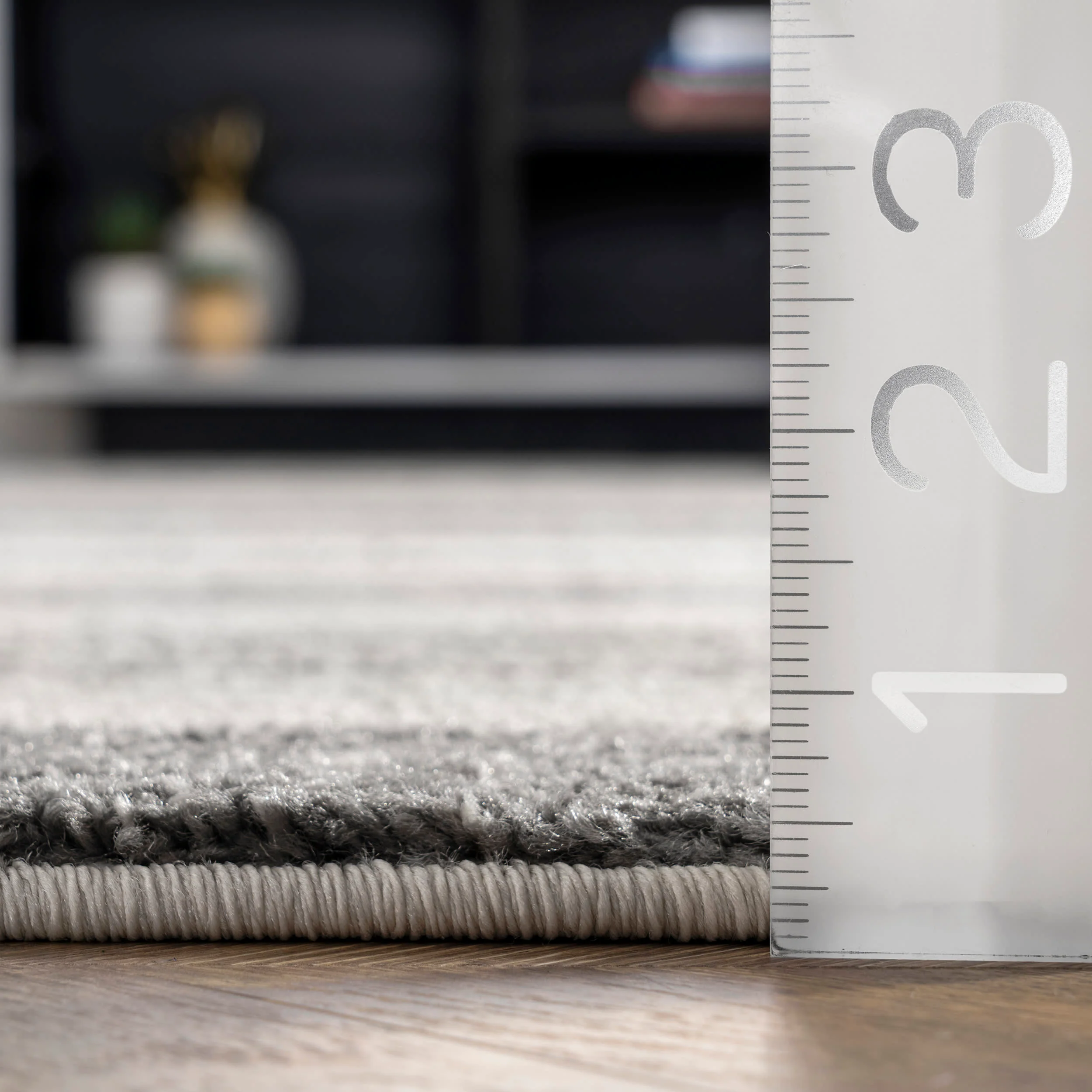 Parallels Rug | Grey - Image 5
