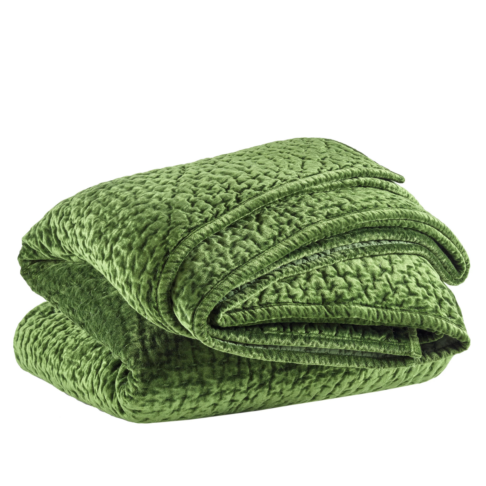 Parisienne Velvet Quilt | Evergreen - Image 4