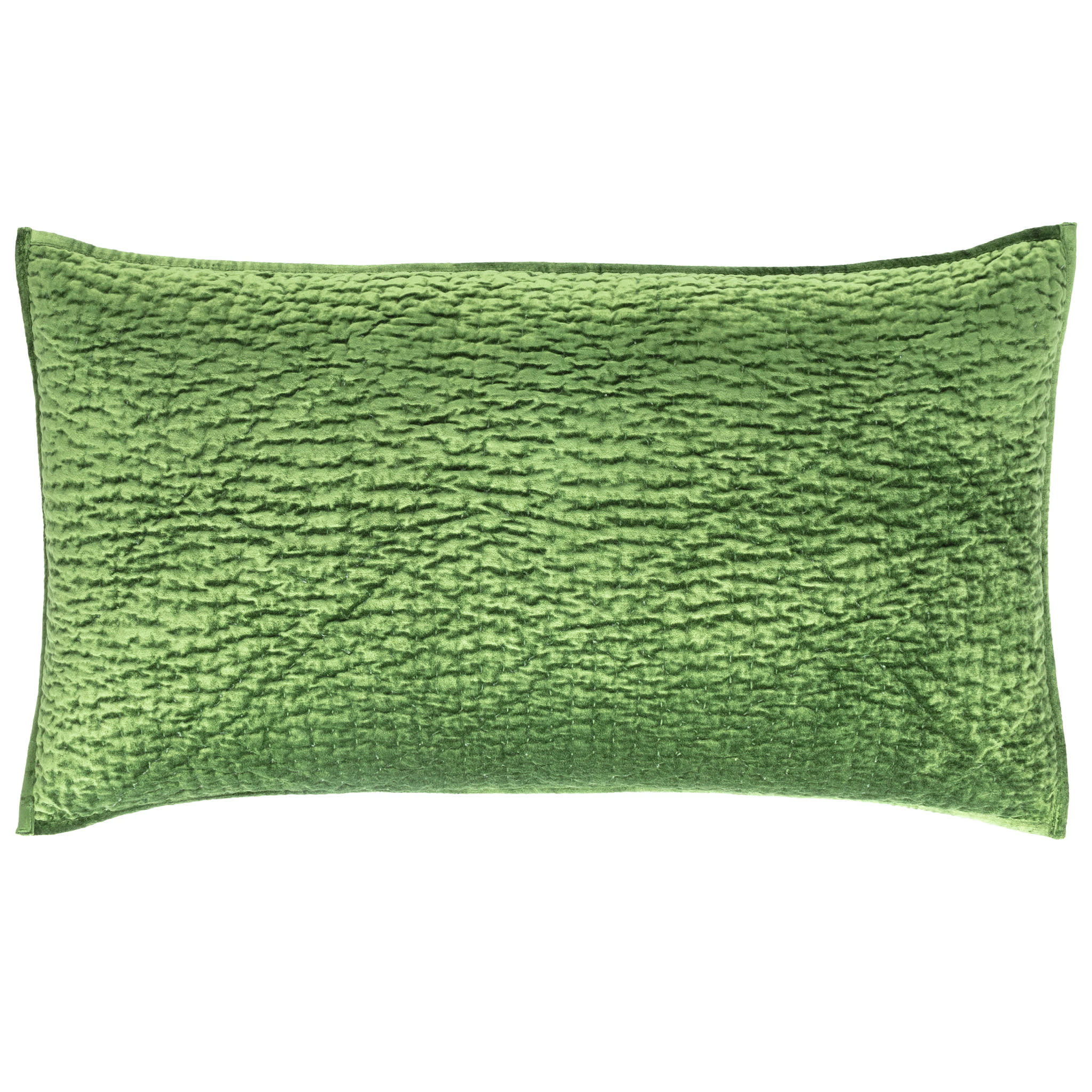 Parisienne Velvet Quilted Sham | Evergreen - Image 3