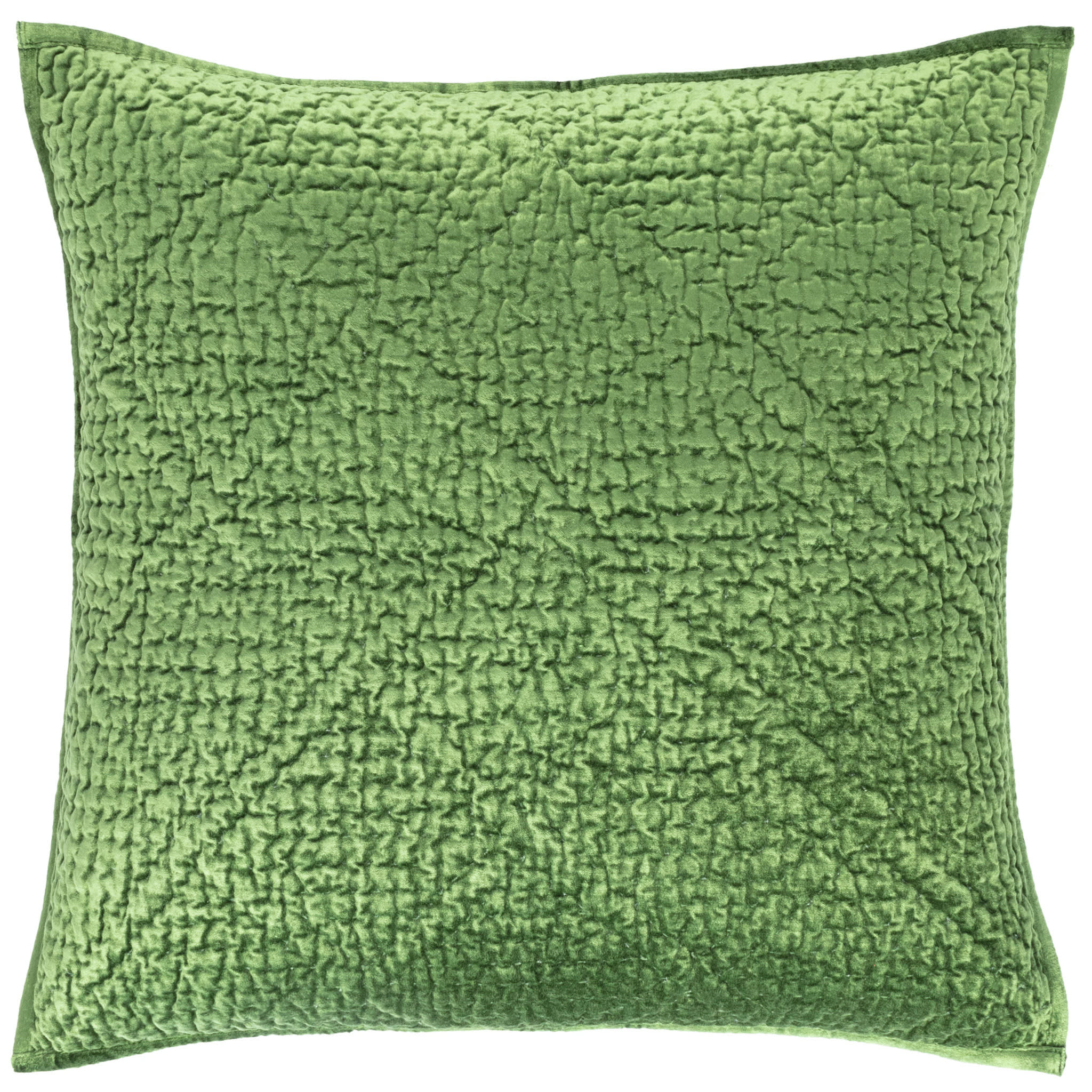 Parisienne Velvet Quilted Sham | Evergreen - Image 4