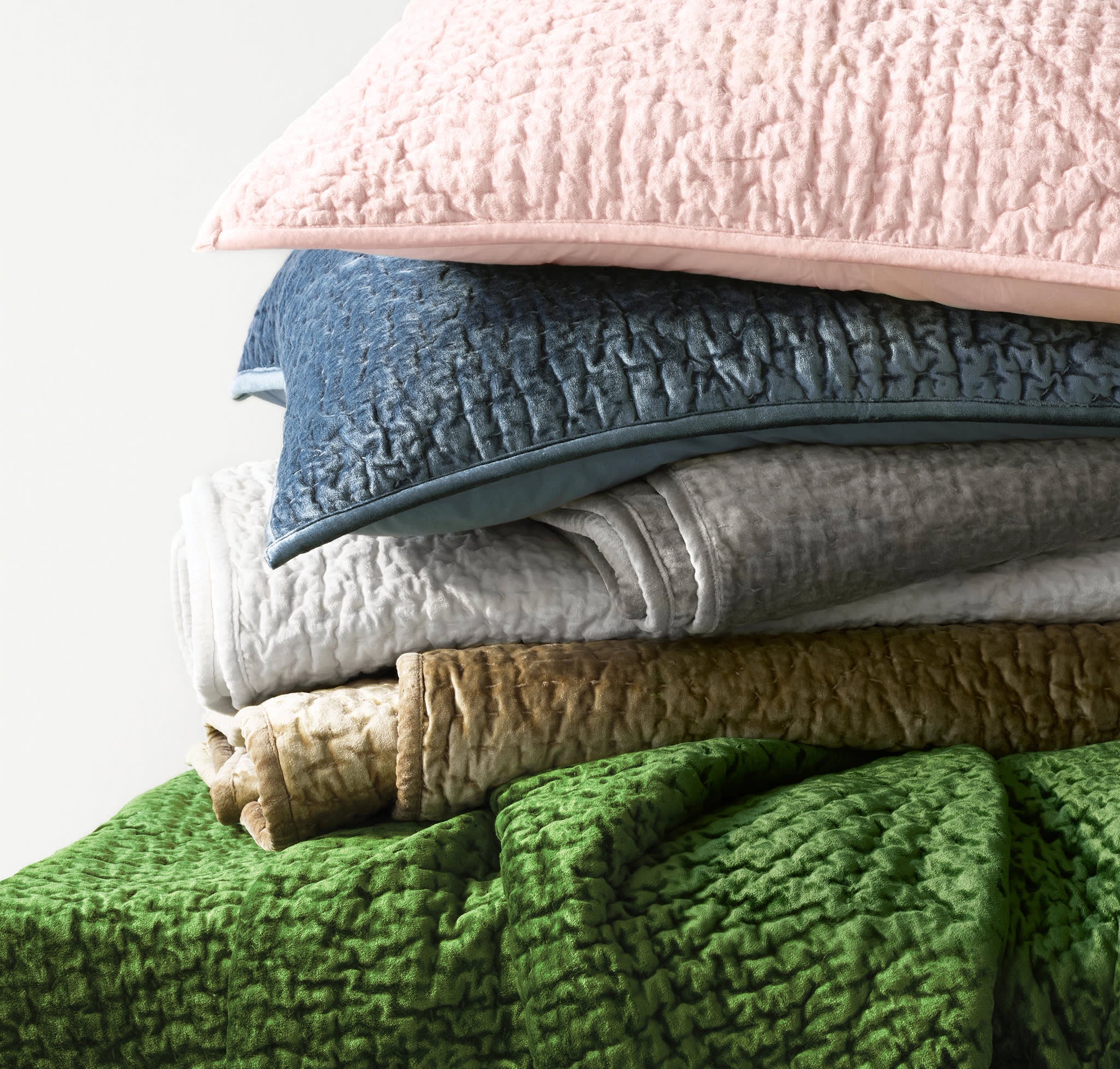 Parisienne Velvet Quilt | Grey - Image 3