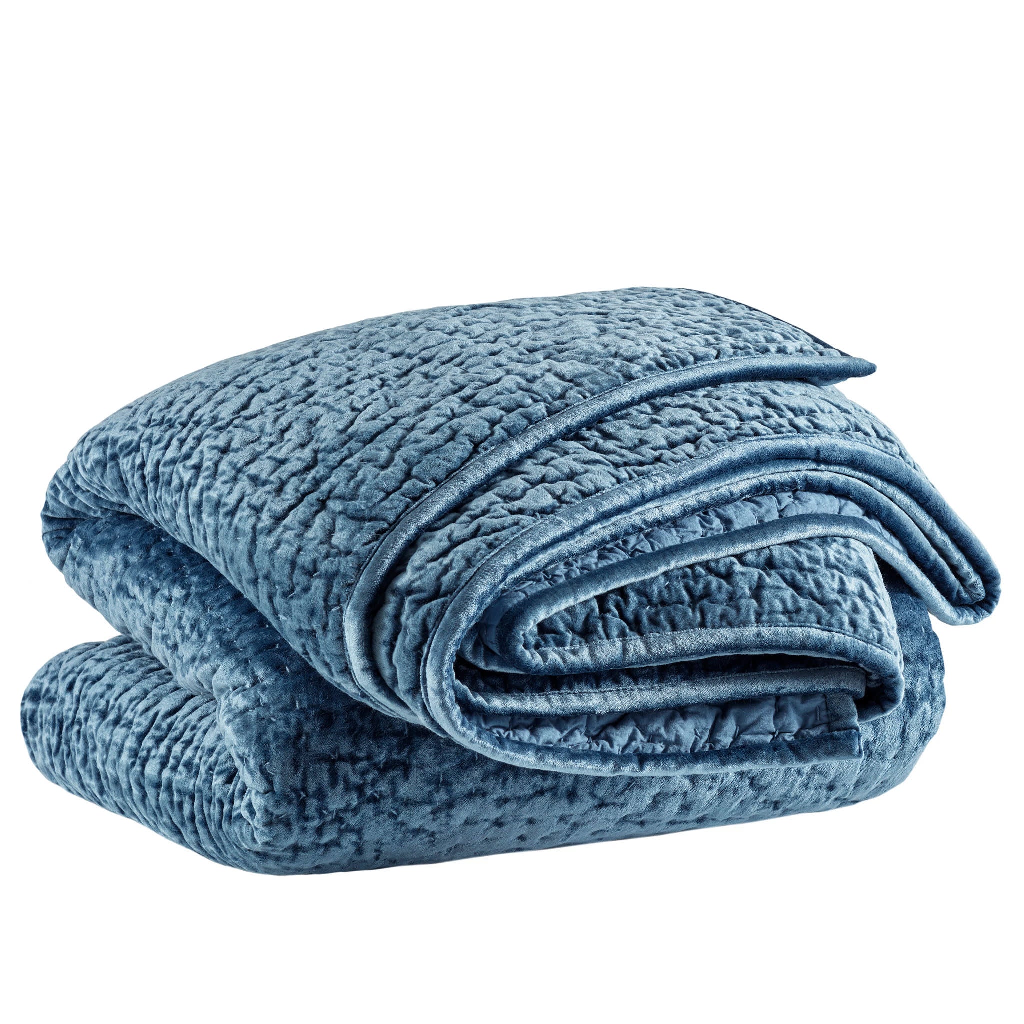 Parisienne Velvet Quilt | Slate - Image 3