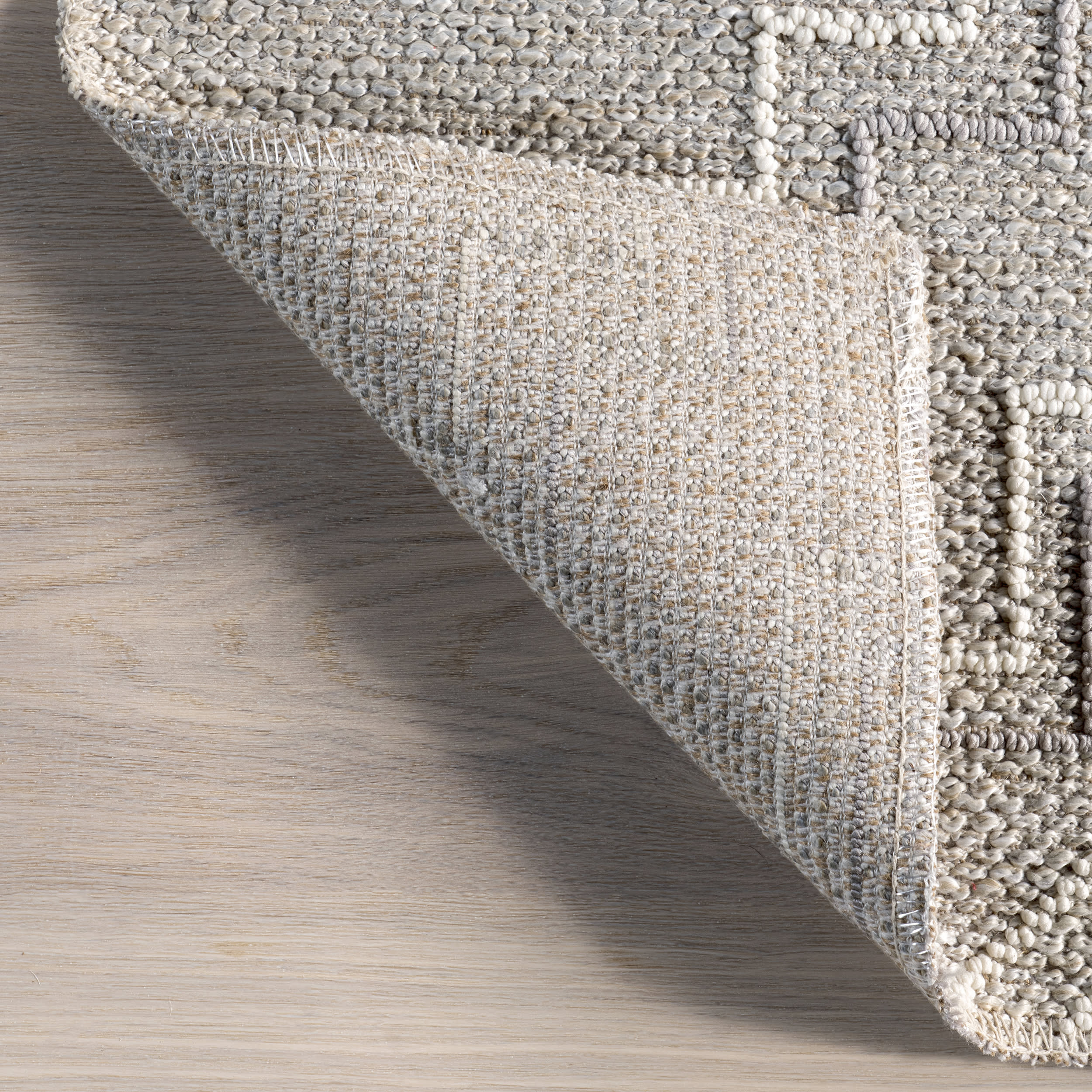 Parissa Lightweight Geometric Rug | Beige - Image 6