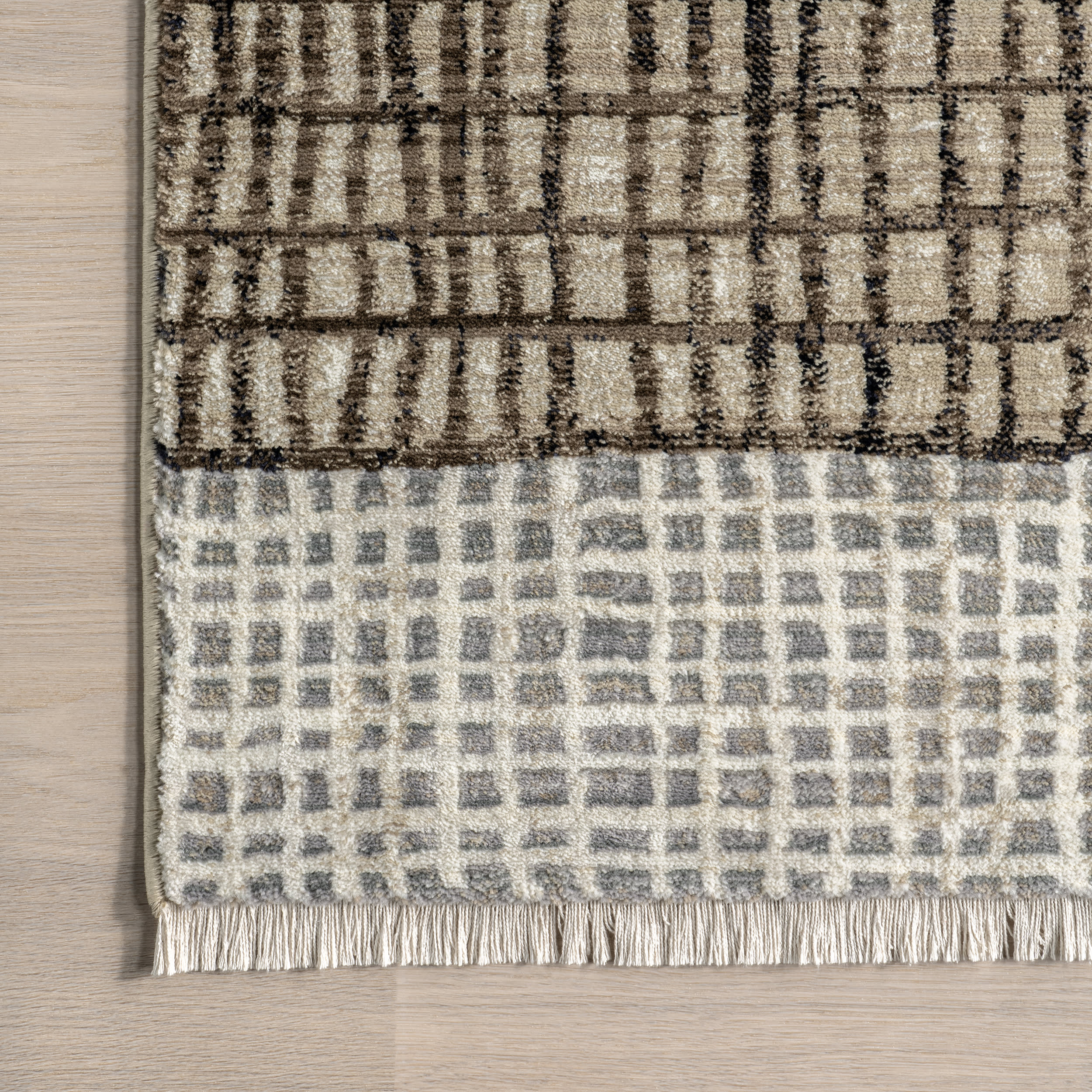 Park Abstract Checked Rug | Multicolor - Image 3
