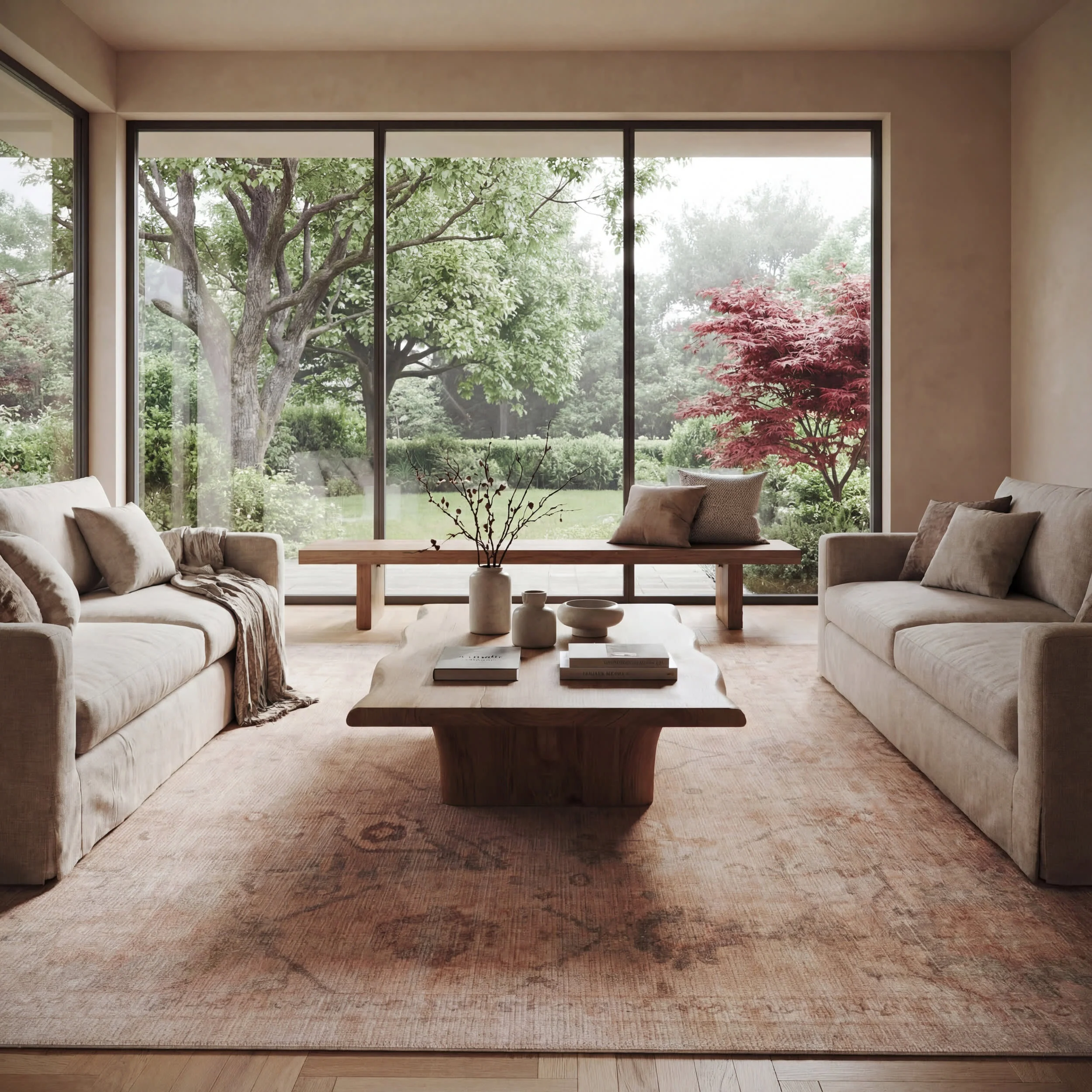 Partha Vintage & Distressed Washable Rug | Peach - Image 2