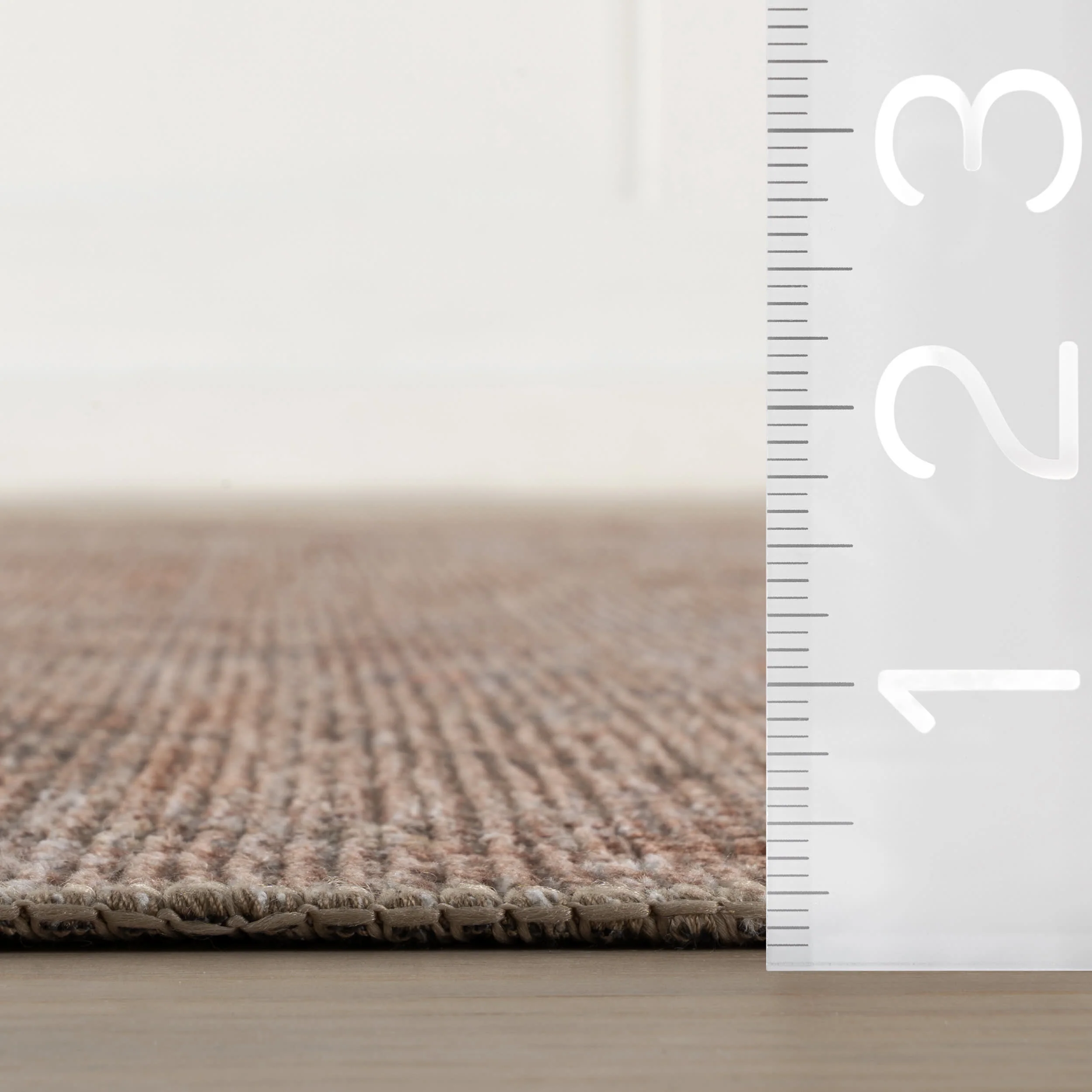 Partha Vintage & Distressed Washable Rug | Peach - Image 5