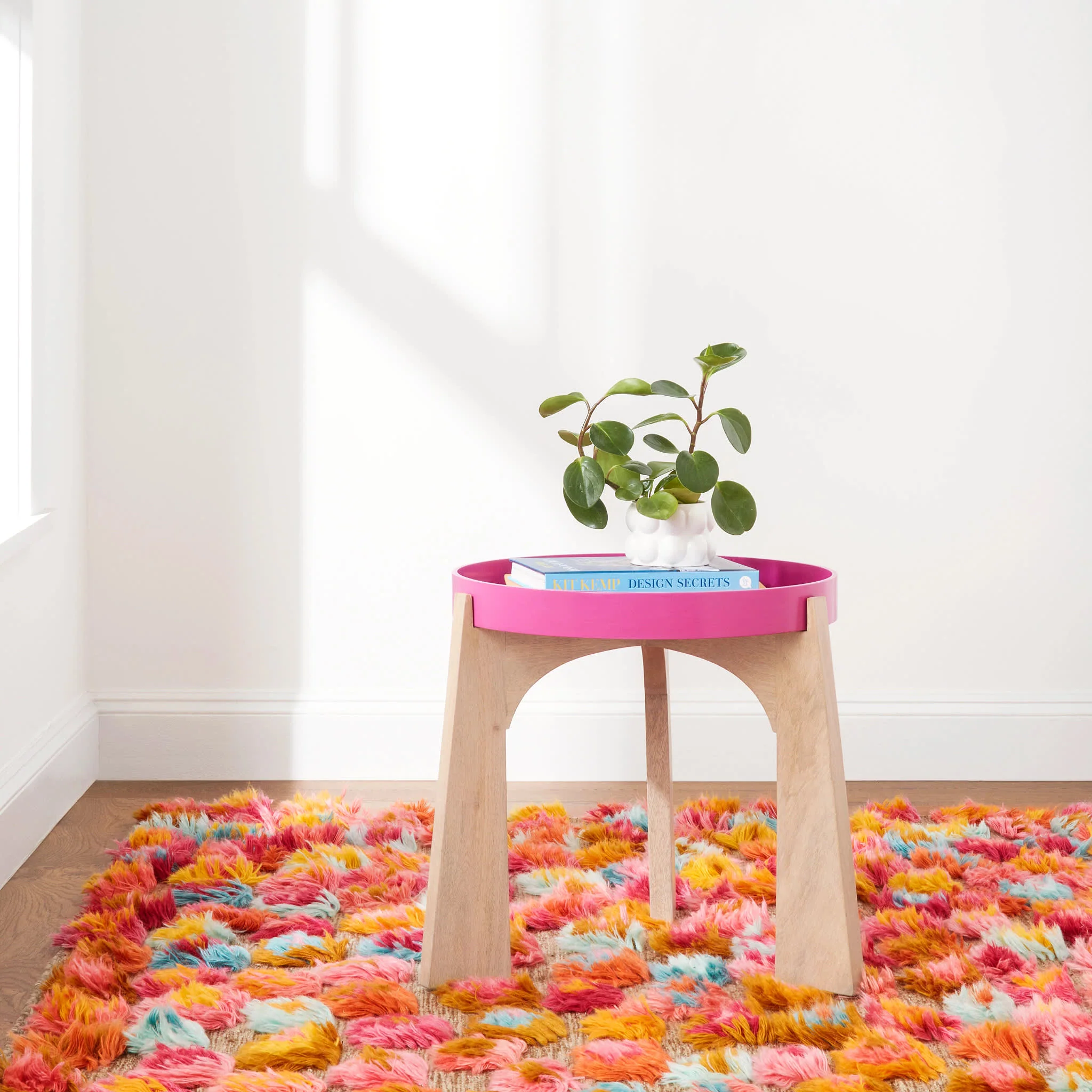 Party On Hand Knotted Wool Rug | Multi - Image 3