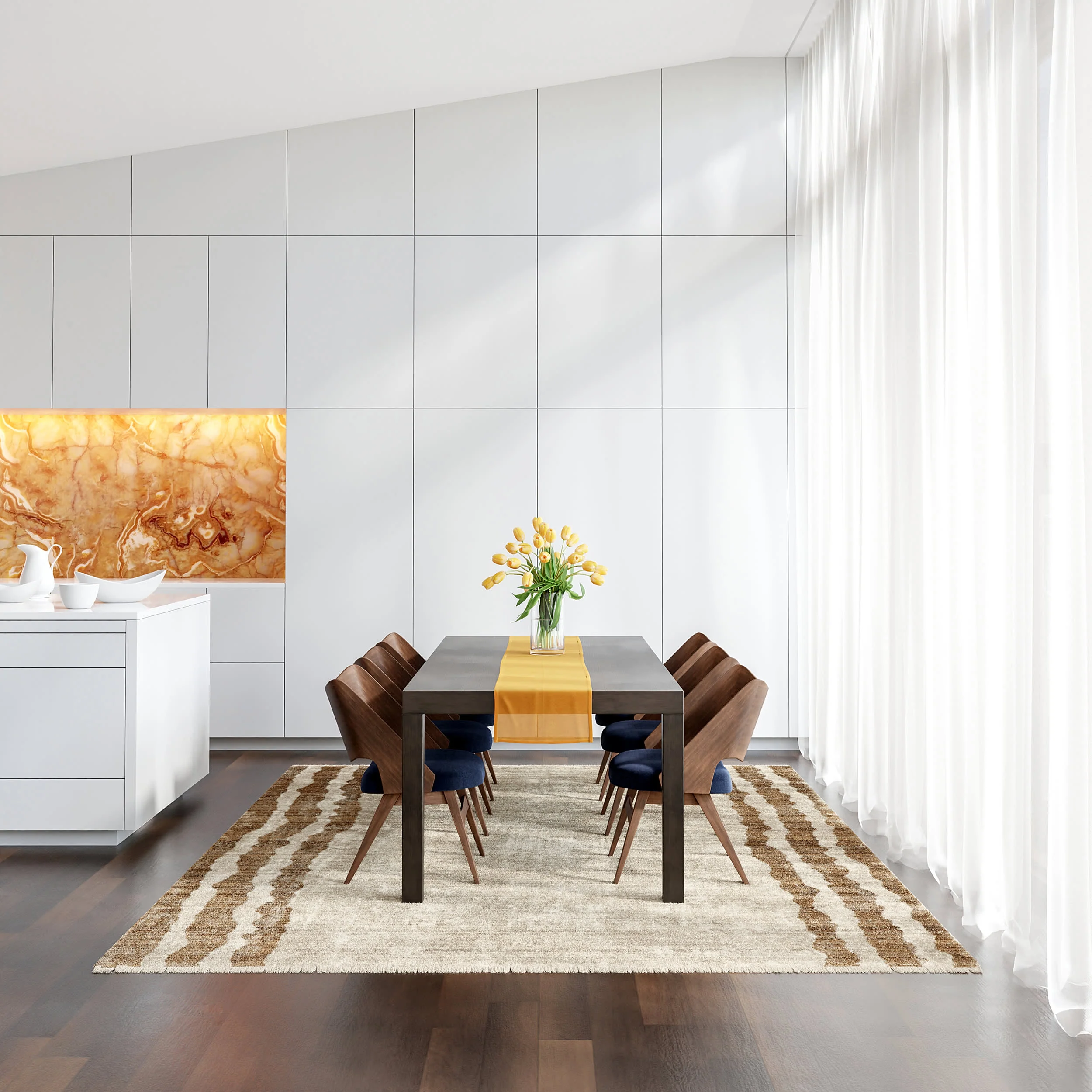Patan Distressed Rug | Beige - Image 2