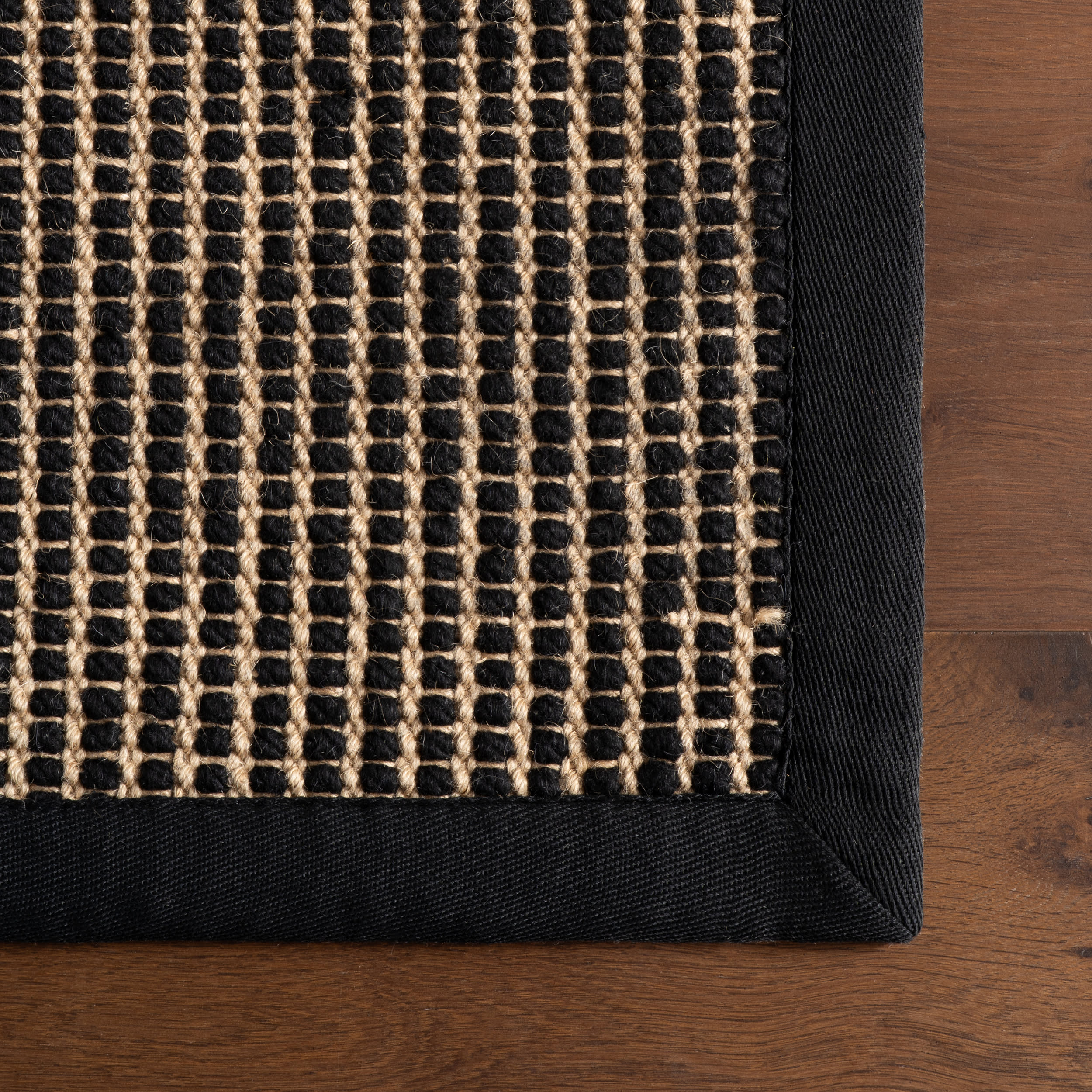 Patricia Jute and Wool Rug | Black - Image 4
