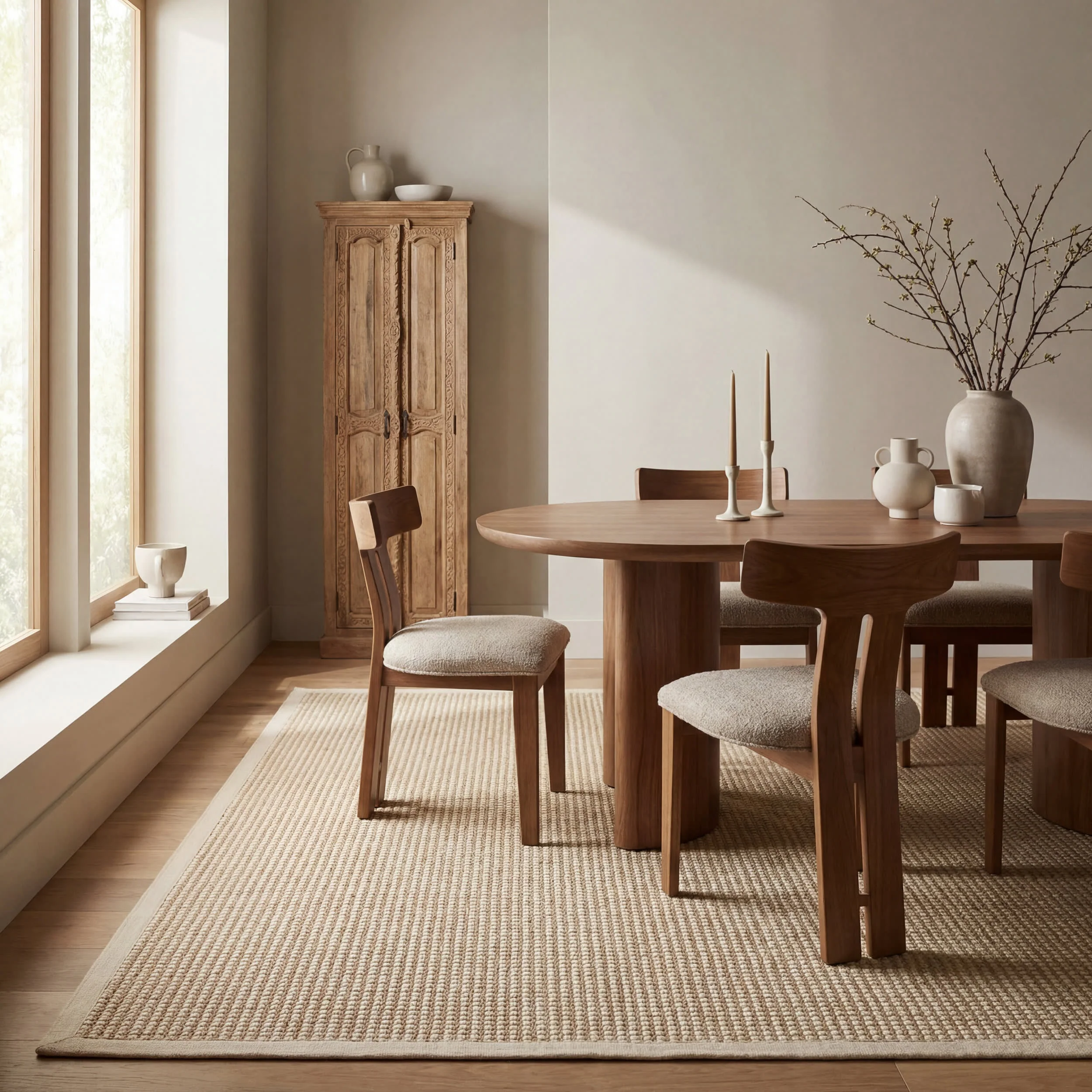 Patricia Jute and Wool Rug | Ivory - Image 7