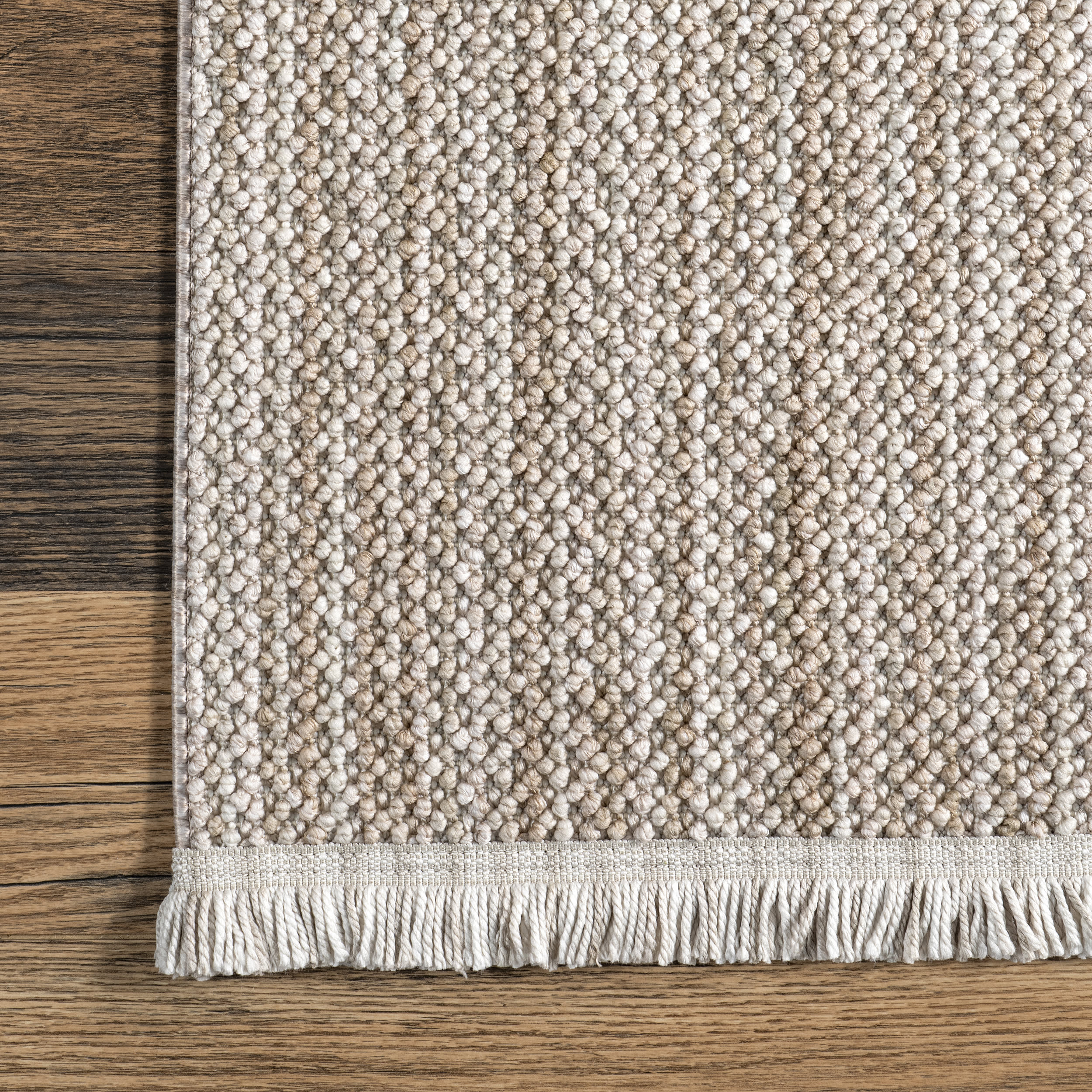 Patti Solid Textured Rug | Natural - Image 3