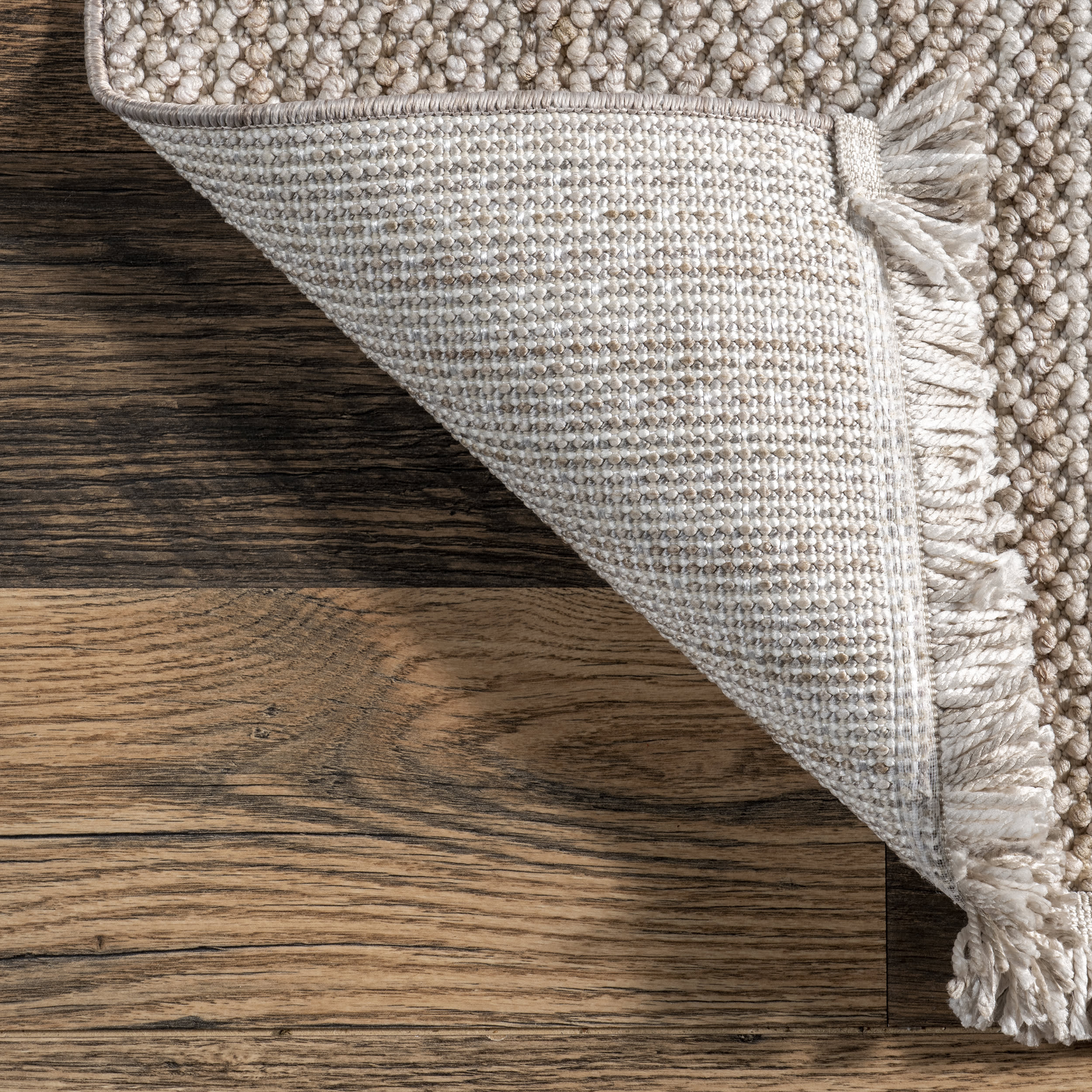 Patti Solid Textured Rug | Natural - Image 6