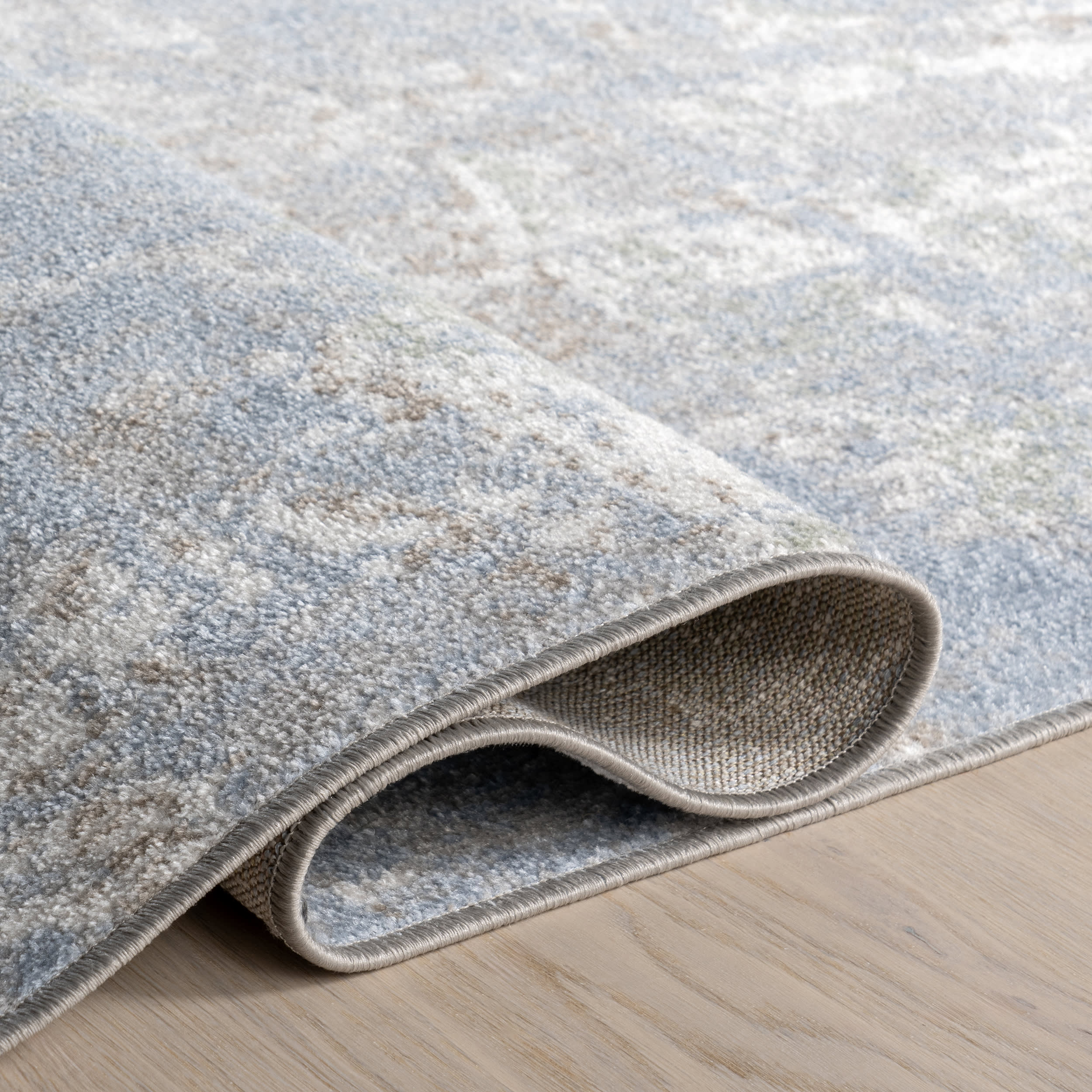 Patty Washable Rainy Days Rug | Blue - Image 9
