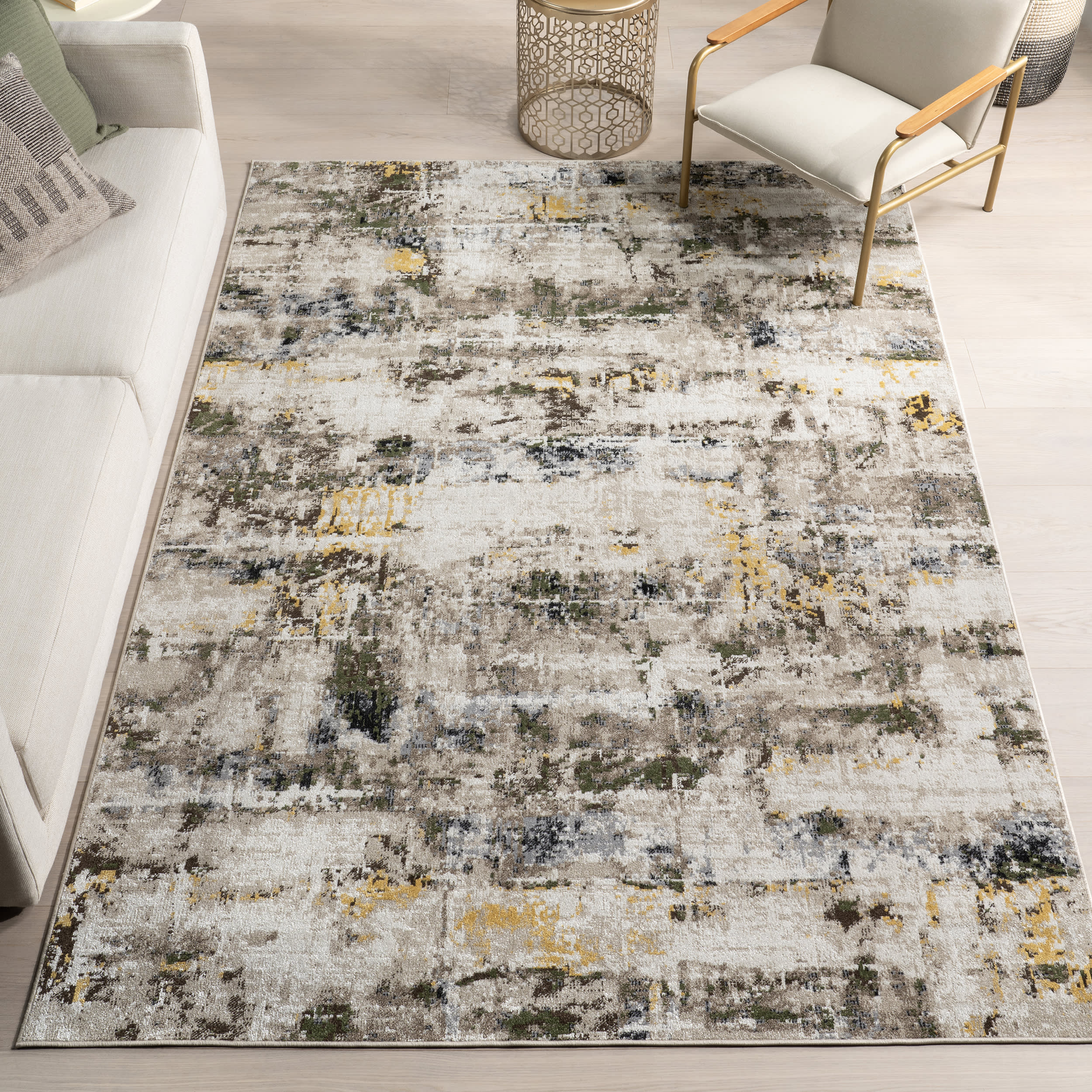 Patty Washable Rainy Days Rug | Multicolor - Image 2