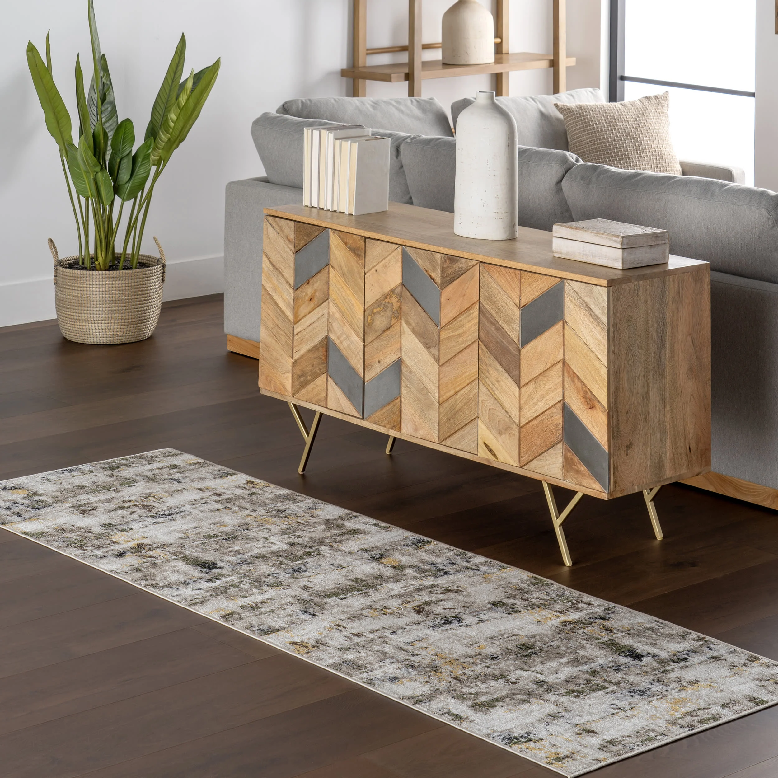 Patty Washable Rainy Days Rug | Multicolor - Image 2