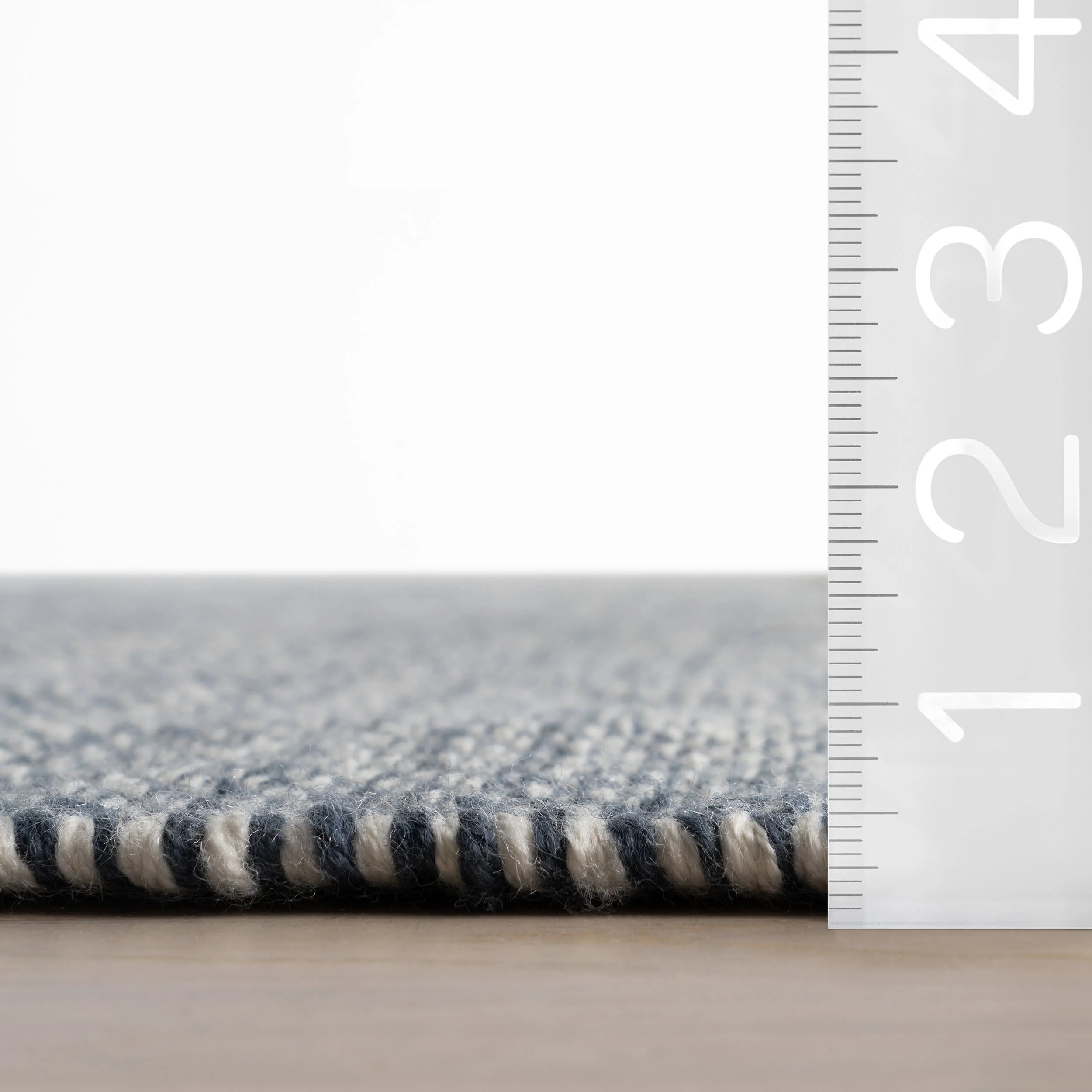 Pebble Handwoven Performance Rug | Blue - Image 5