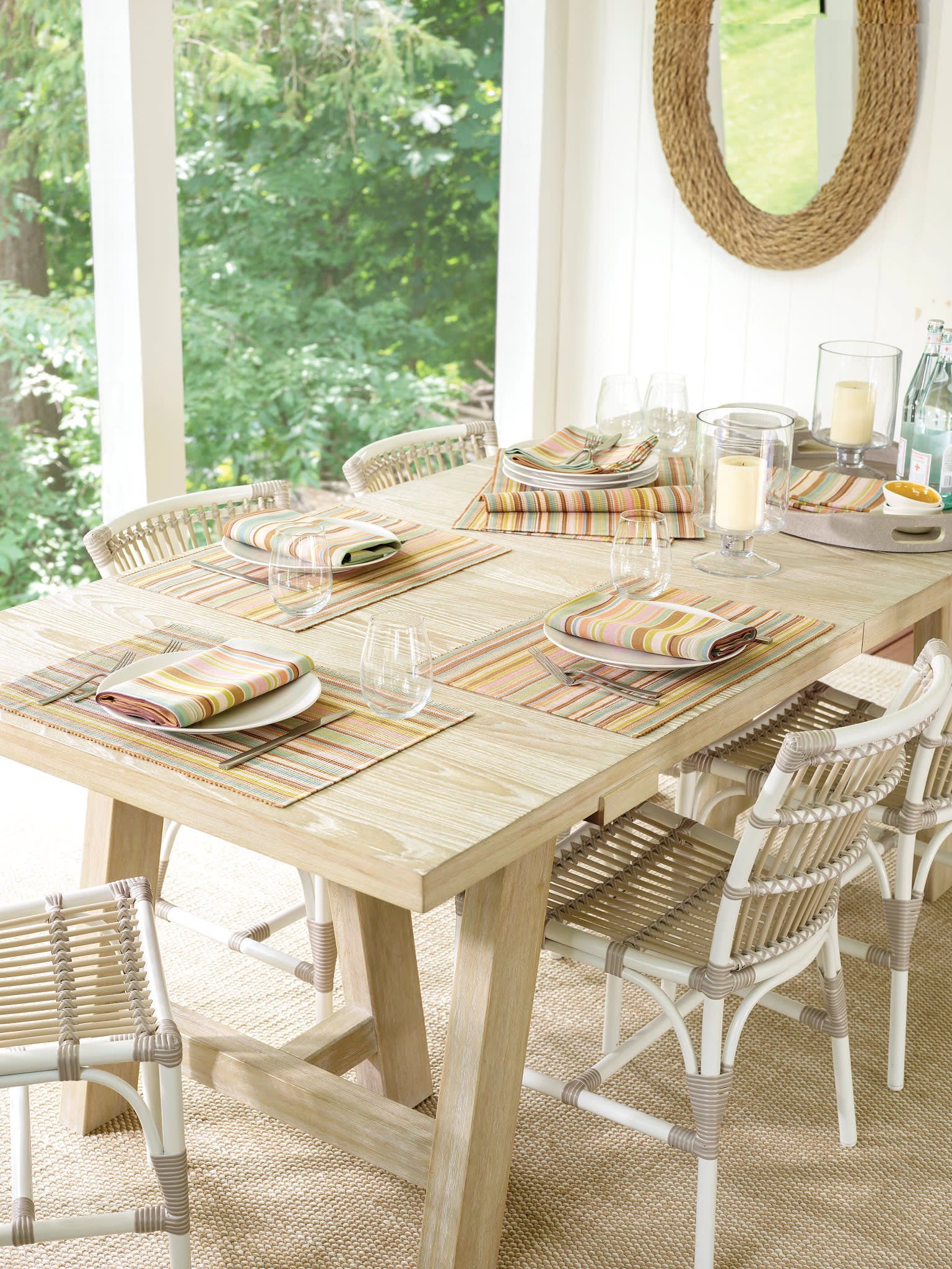 Pebble Handwoven Performance Rug | Natural - Image 3