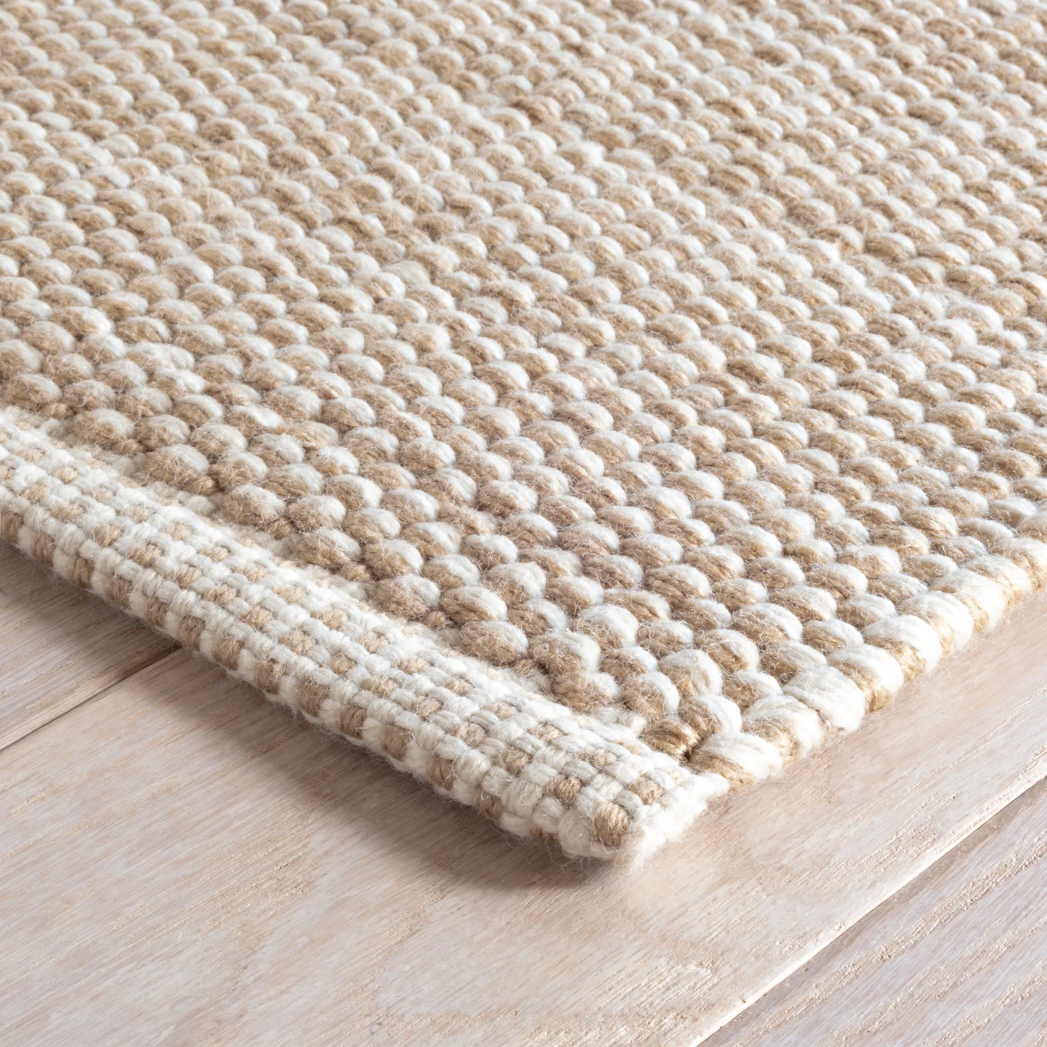 Pebble Handwoven Performance Rug | Natural - Image 6