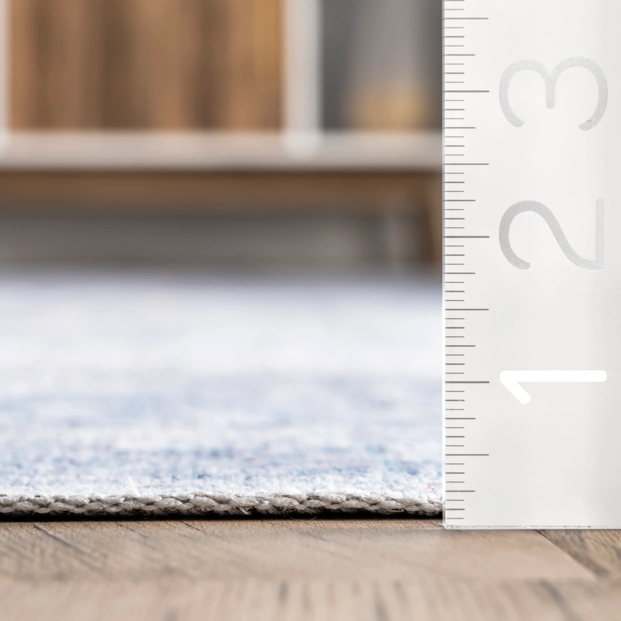 Peggy Washable Abstract Rug | Blue - Image 5
